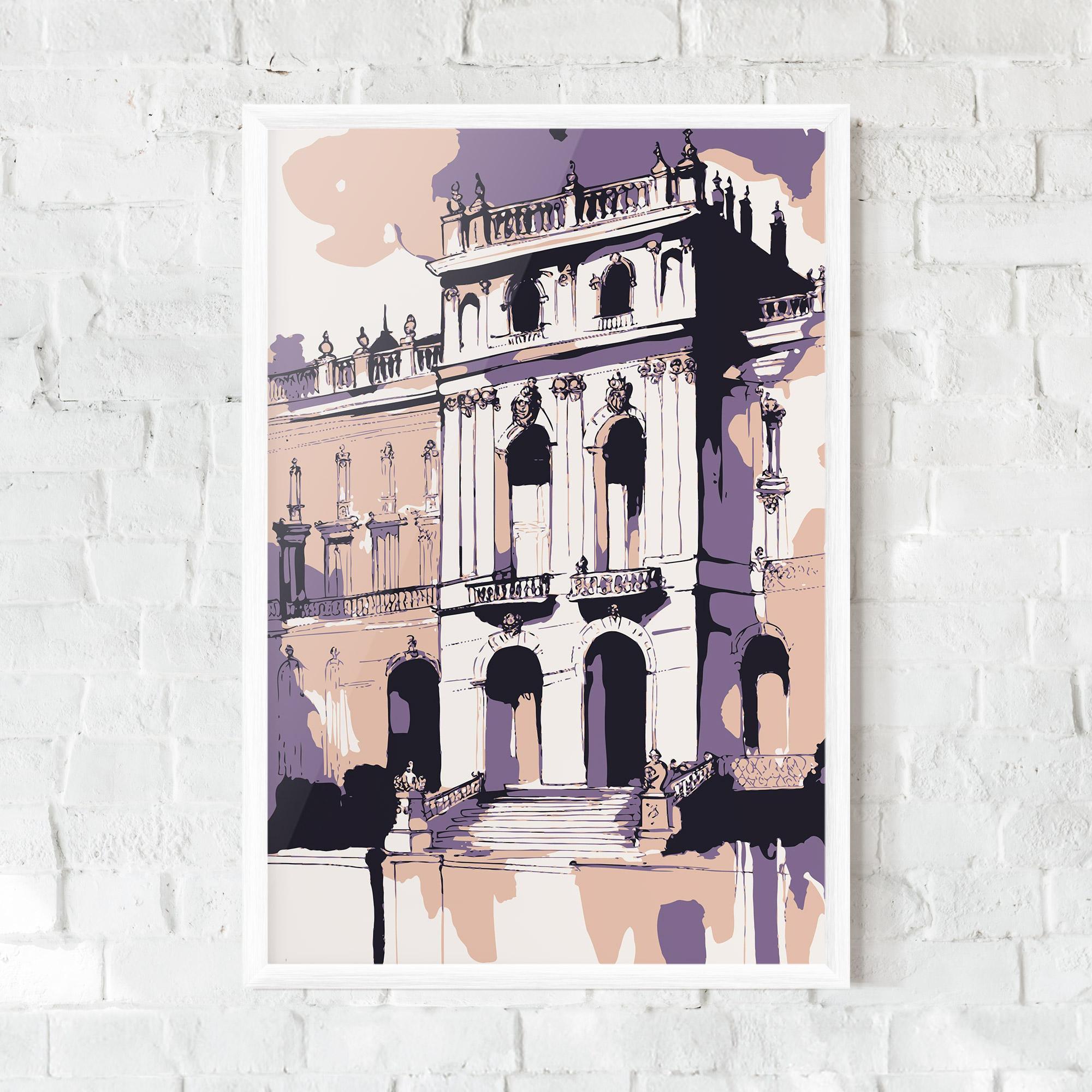 Gerahmte Poster Palace Of Versailles Art mockup 0