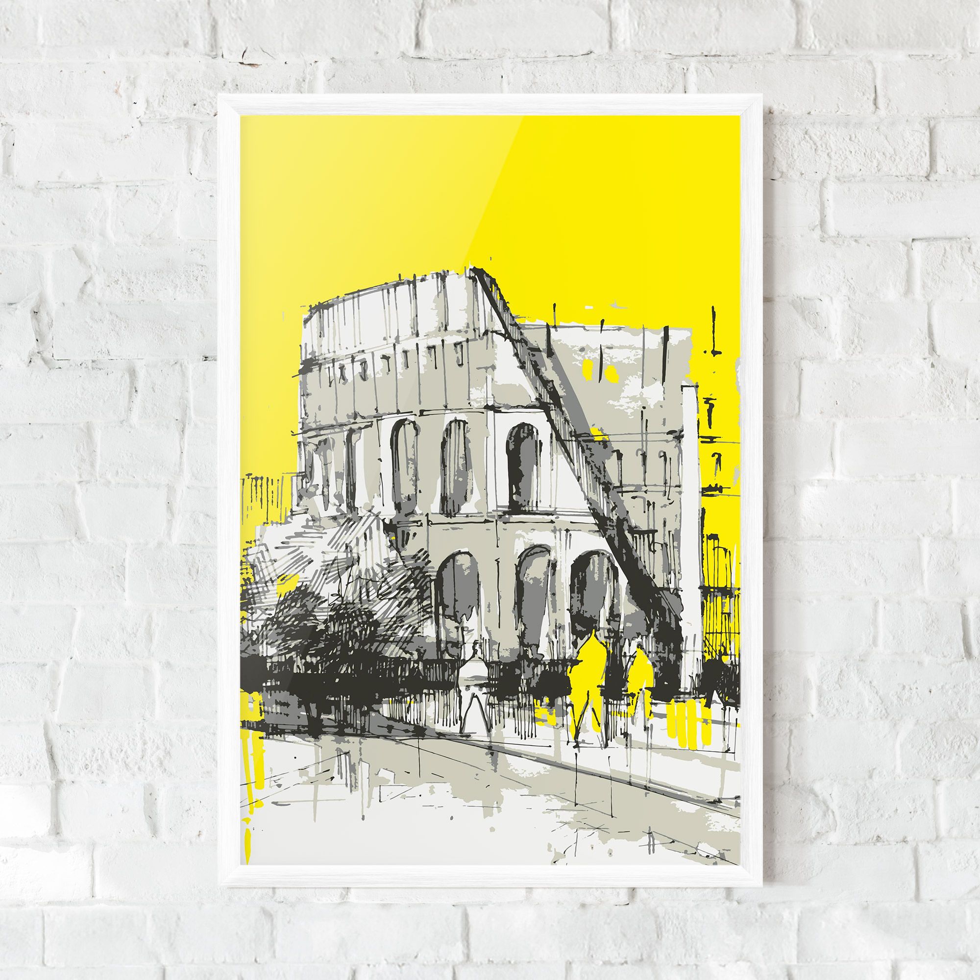 Yellow Colosseum mockup 0