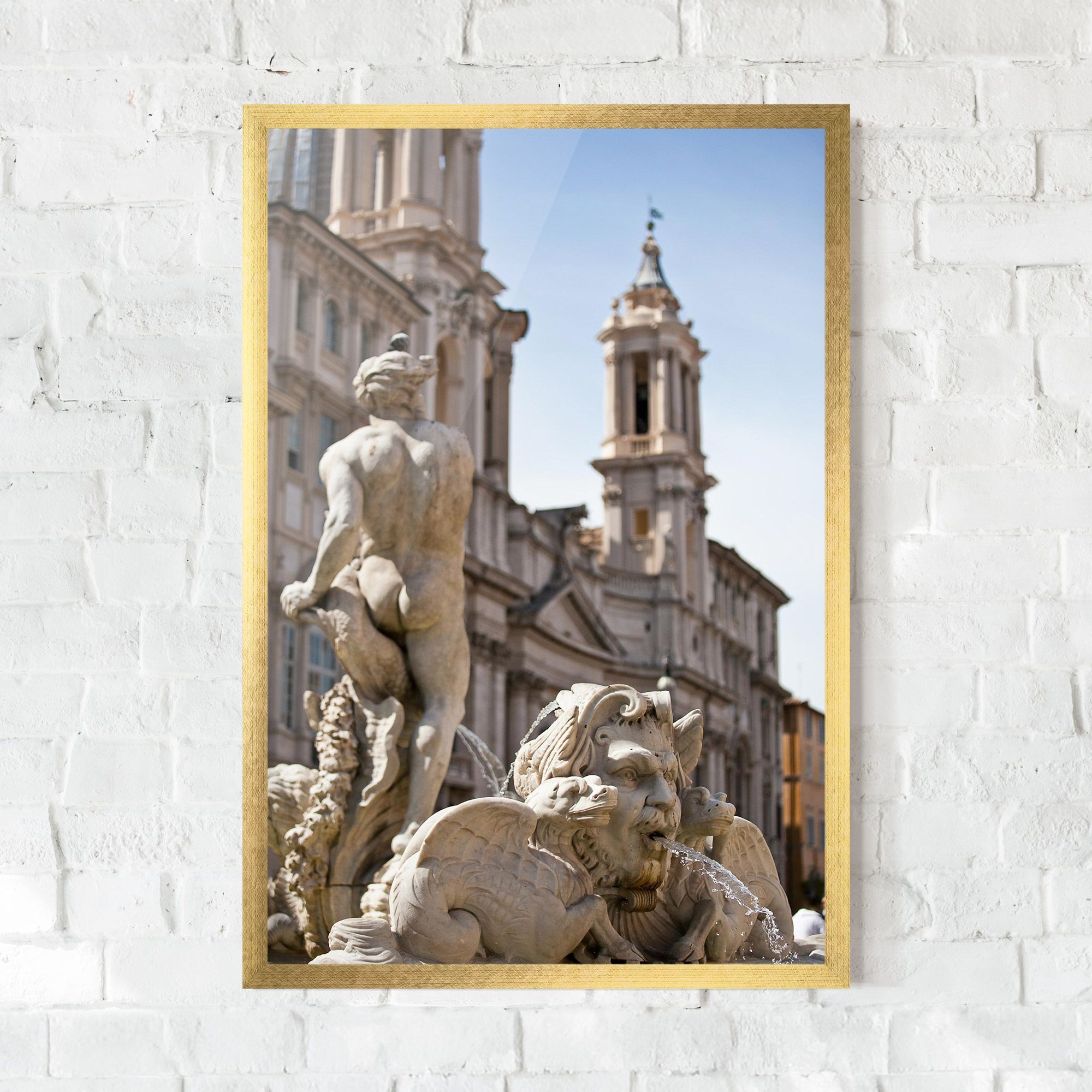 Baroque Statue Italy mockup 0