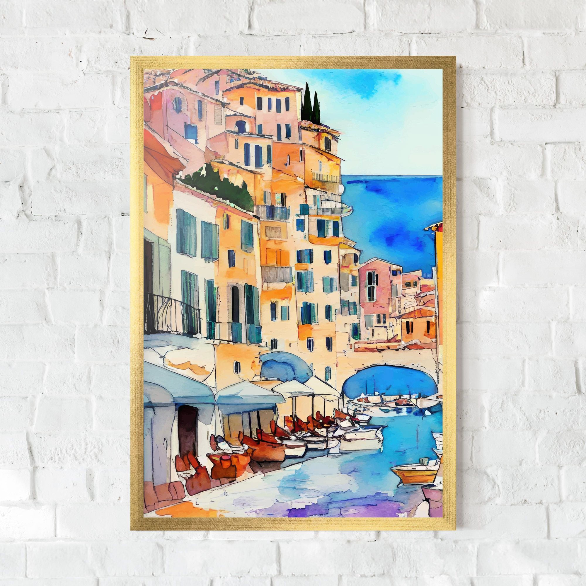 France Watercolor mockup 0