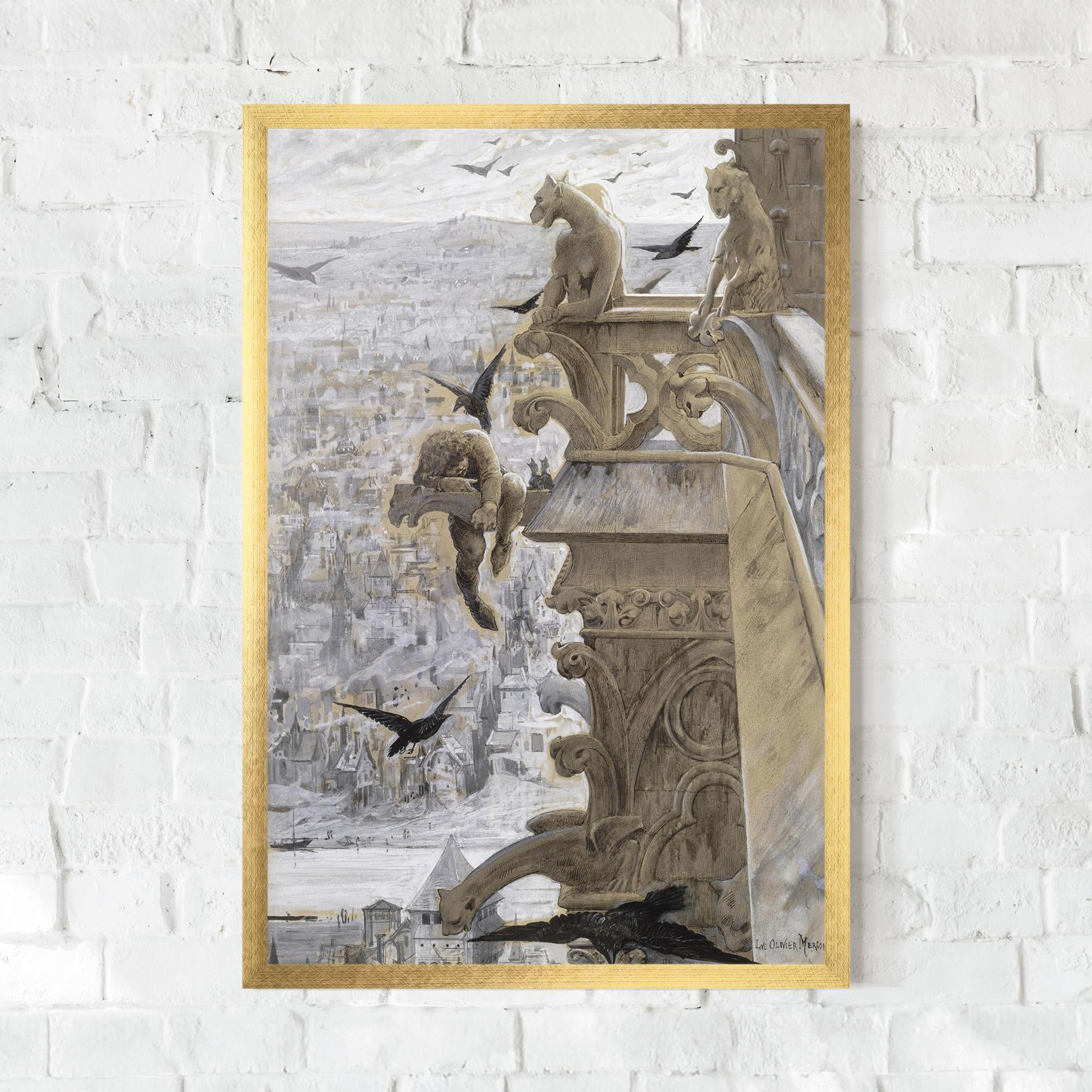 Gerahmte Poster Notre Dame mockup 0