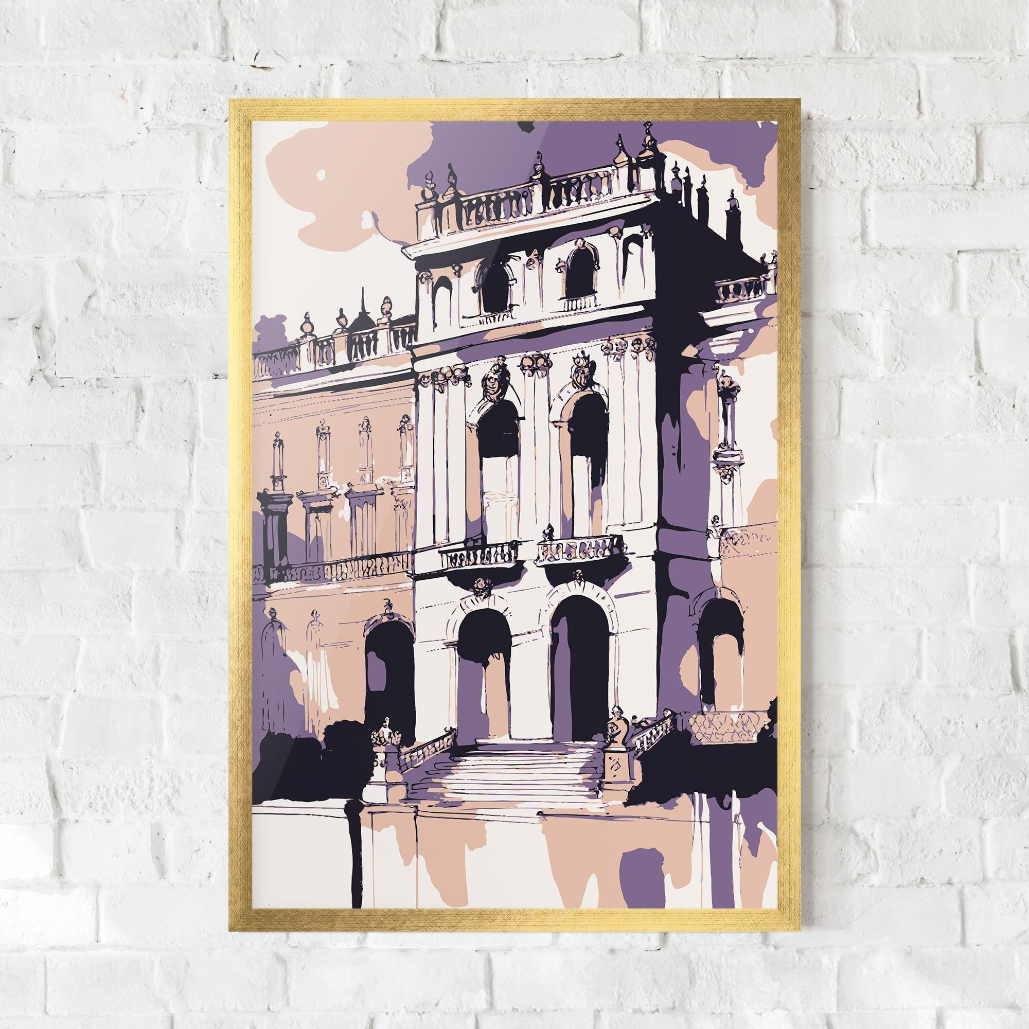 Gerahmte Poster Palace Of Versailles Art mockup 0