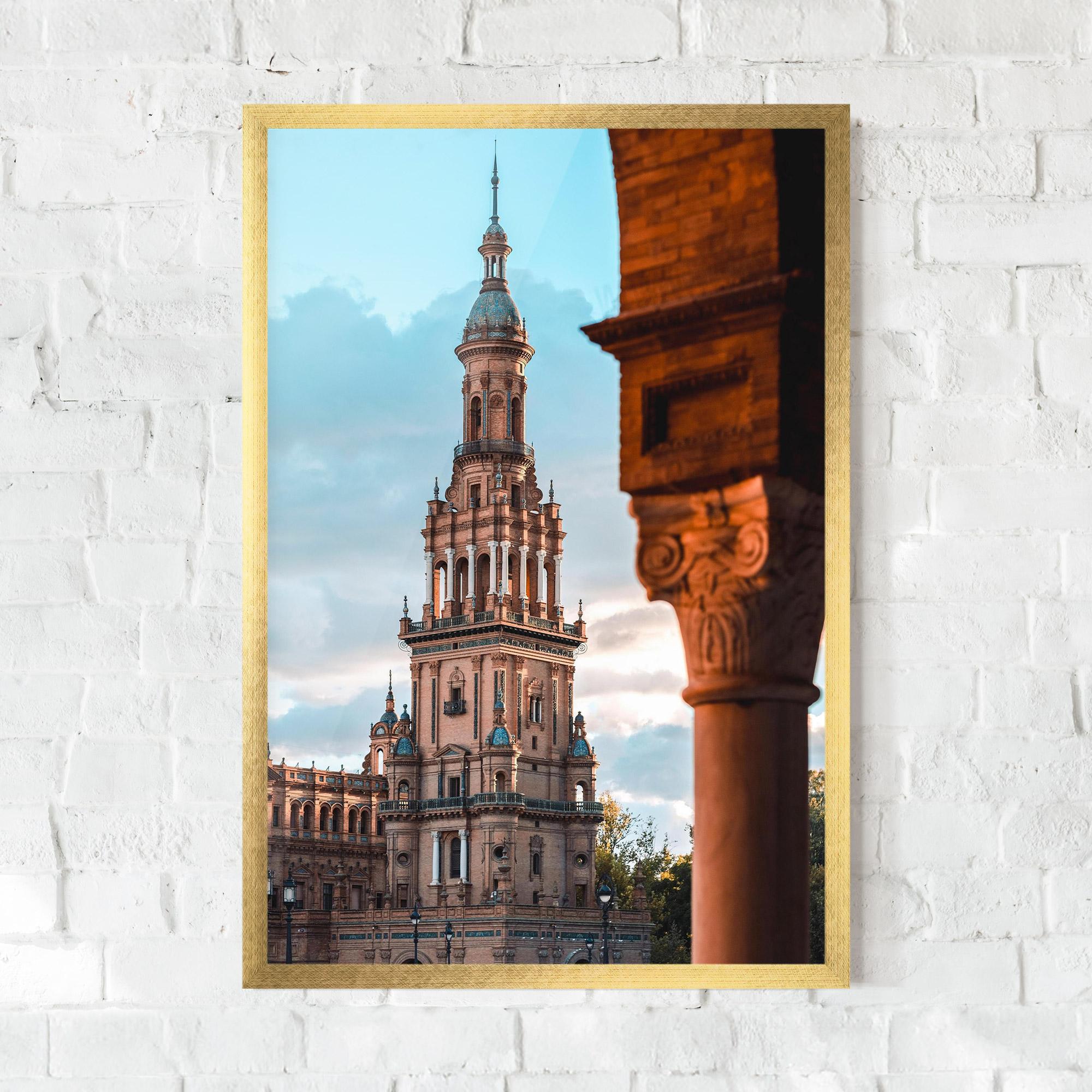 Gerahmte Poster Seville Spain mockup 0