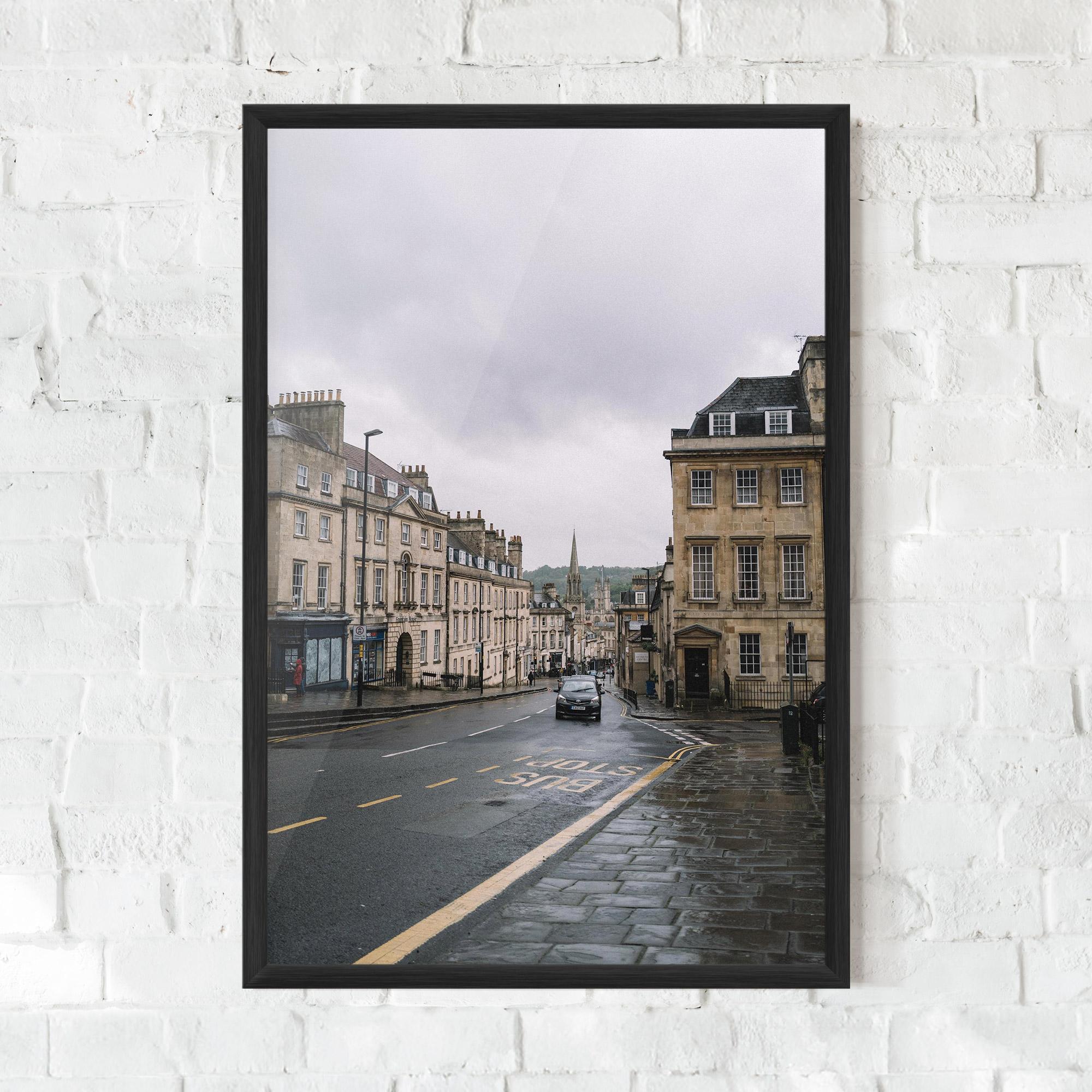 Gerahmte Poster England Street mockup 0