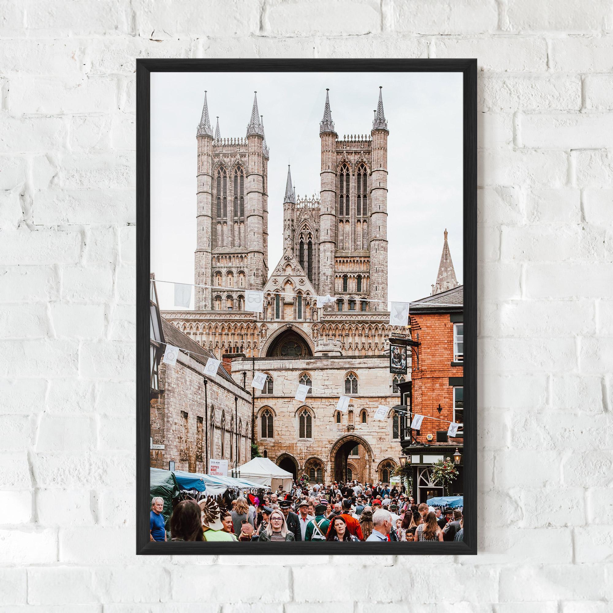 Gerahmte Poster Lincoln Cathedral mockup 0