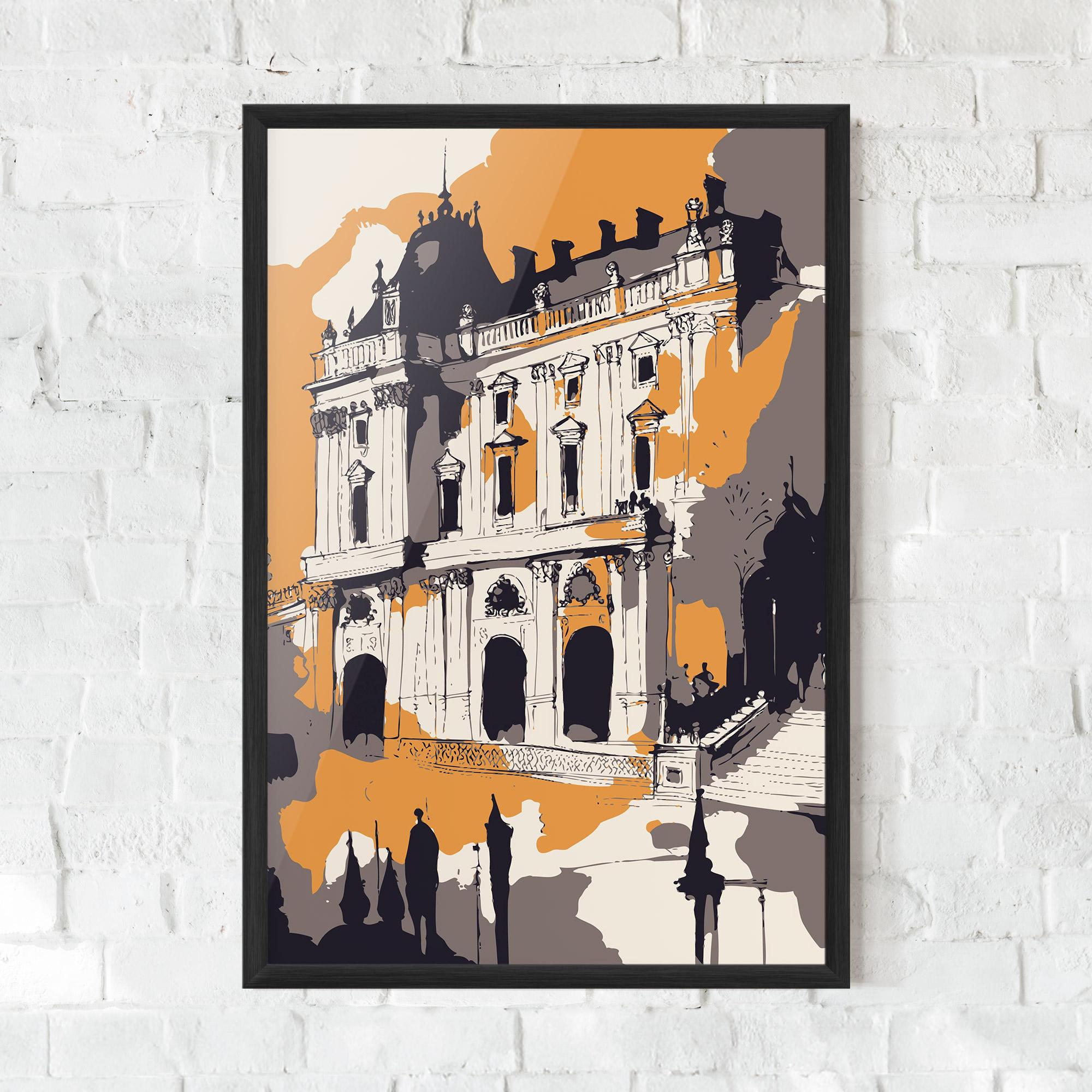 Gerahmte Poster Palace Of Versailles mockup 0