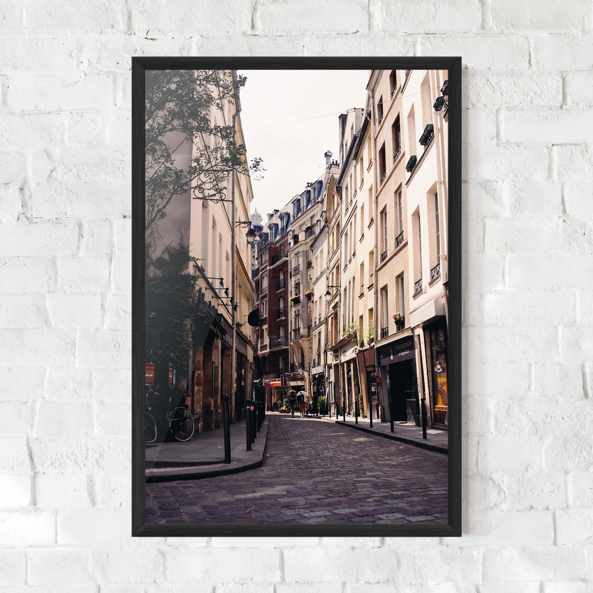 Gerahmte Poster Paris Street mockup 0
