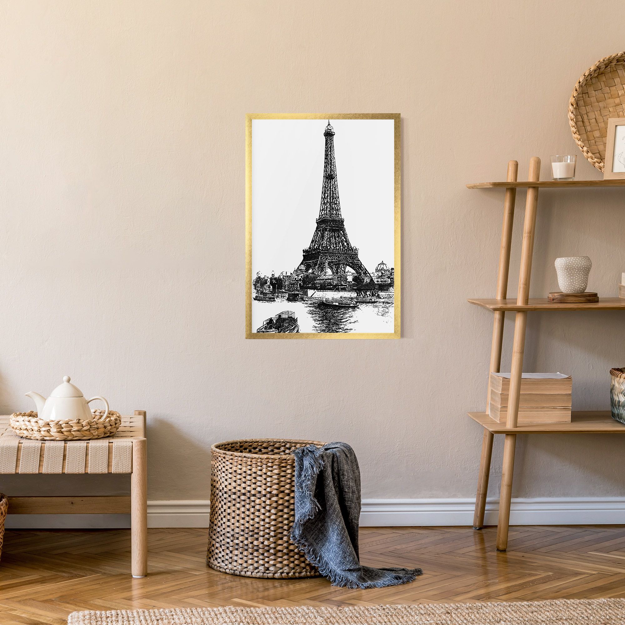 Eiffel Tower Drawing mockup 9