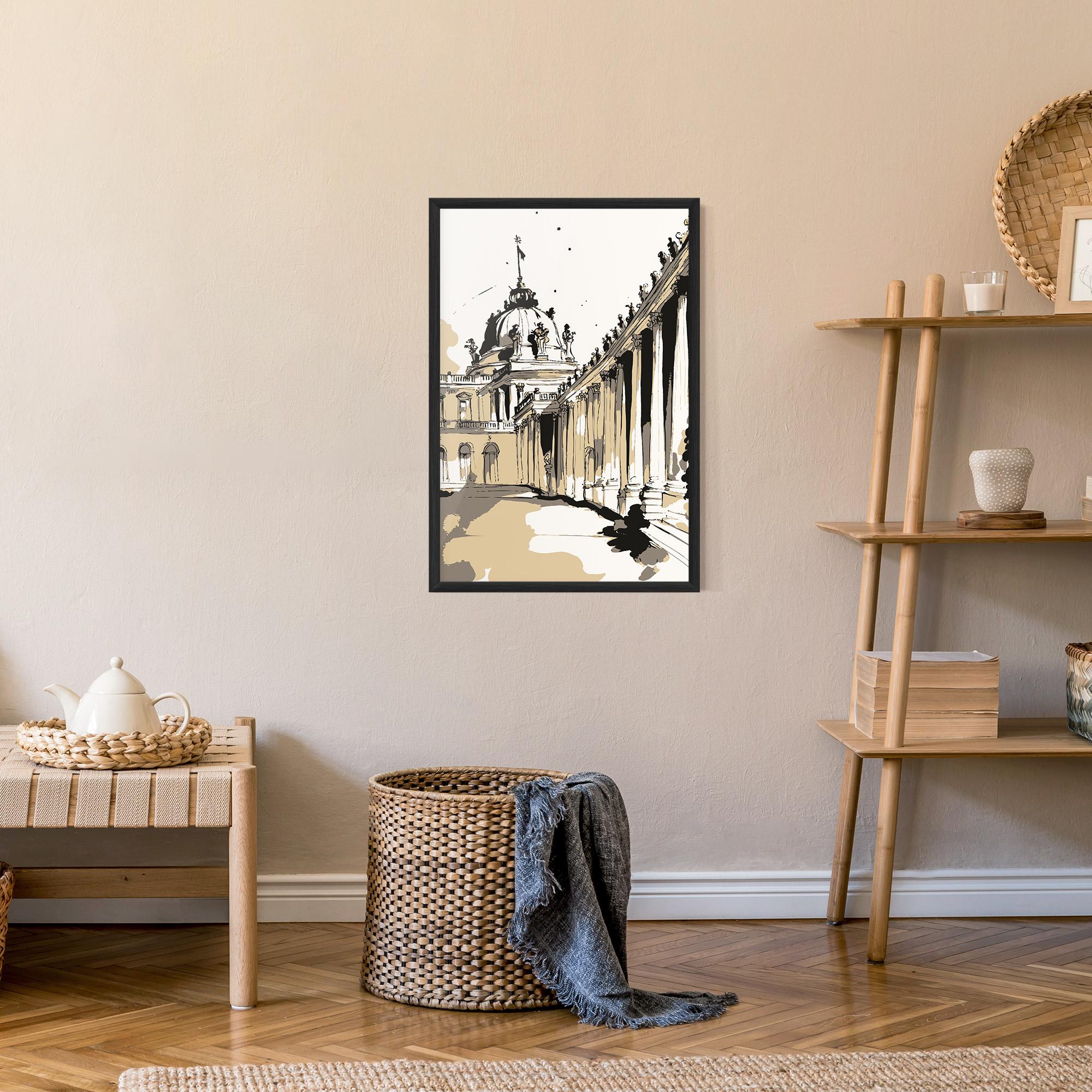 Gerahmte Poster Art Palace Of Versailles mockup 9