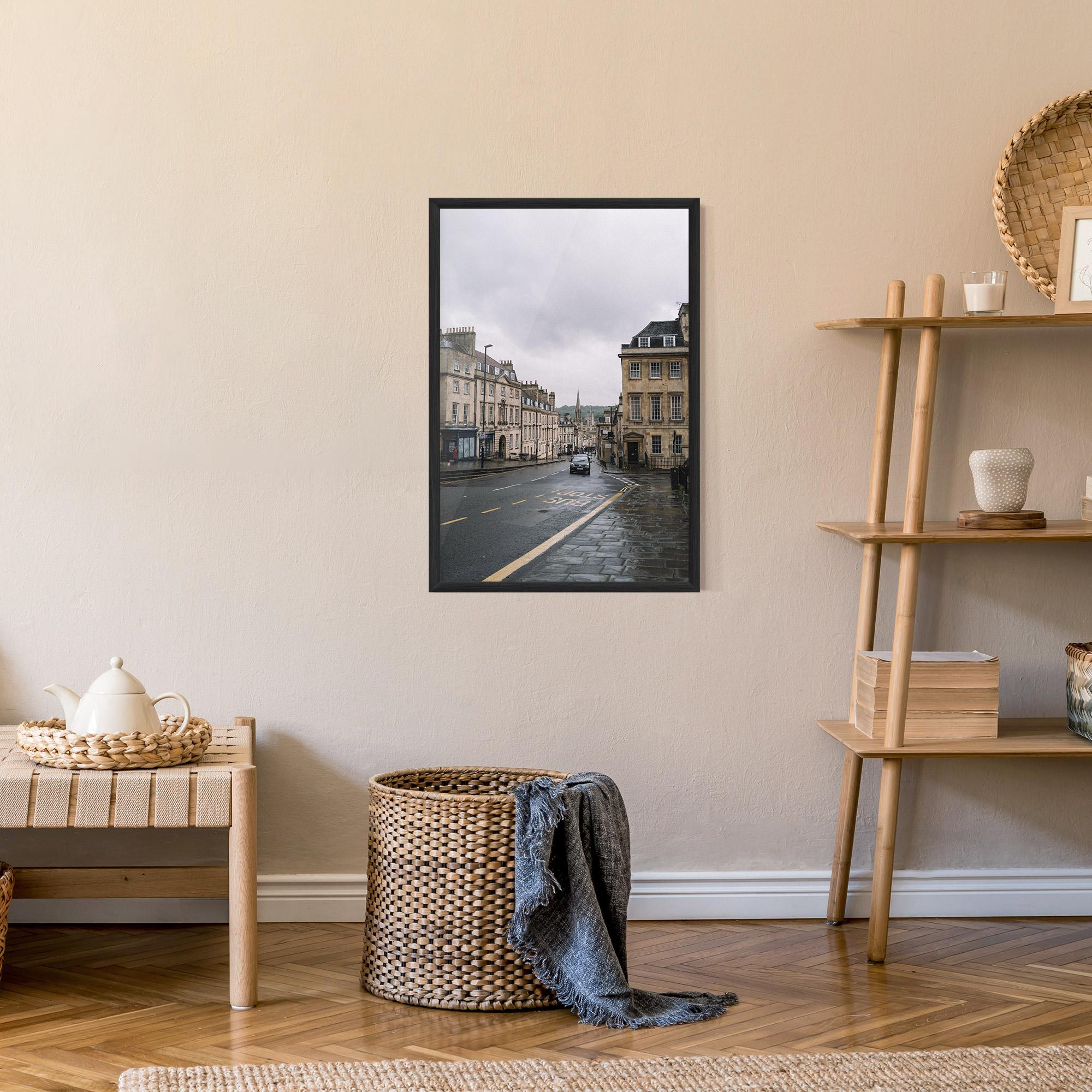 Gerahmte Poster England Street mockup 9