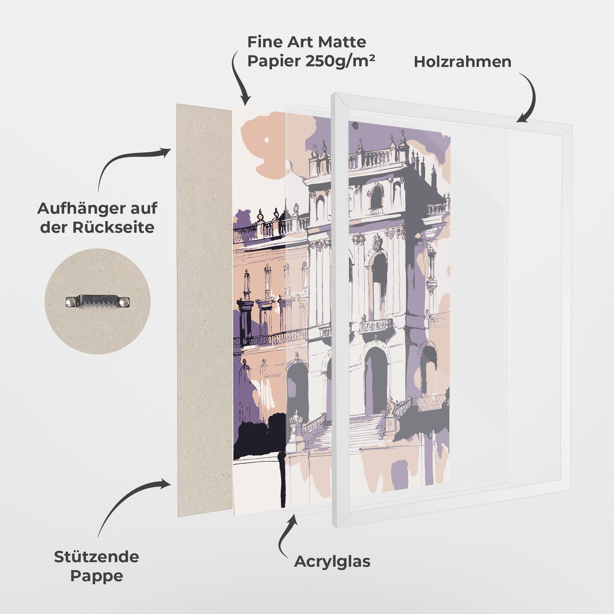 Palace Of Versailles Art mockup 1