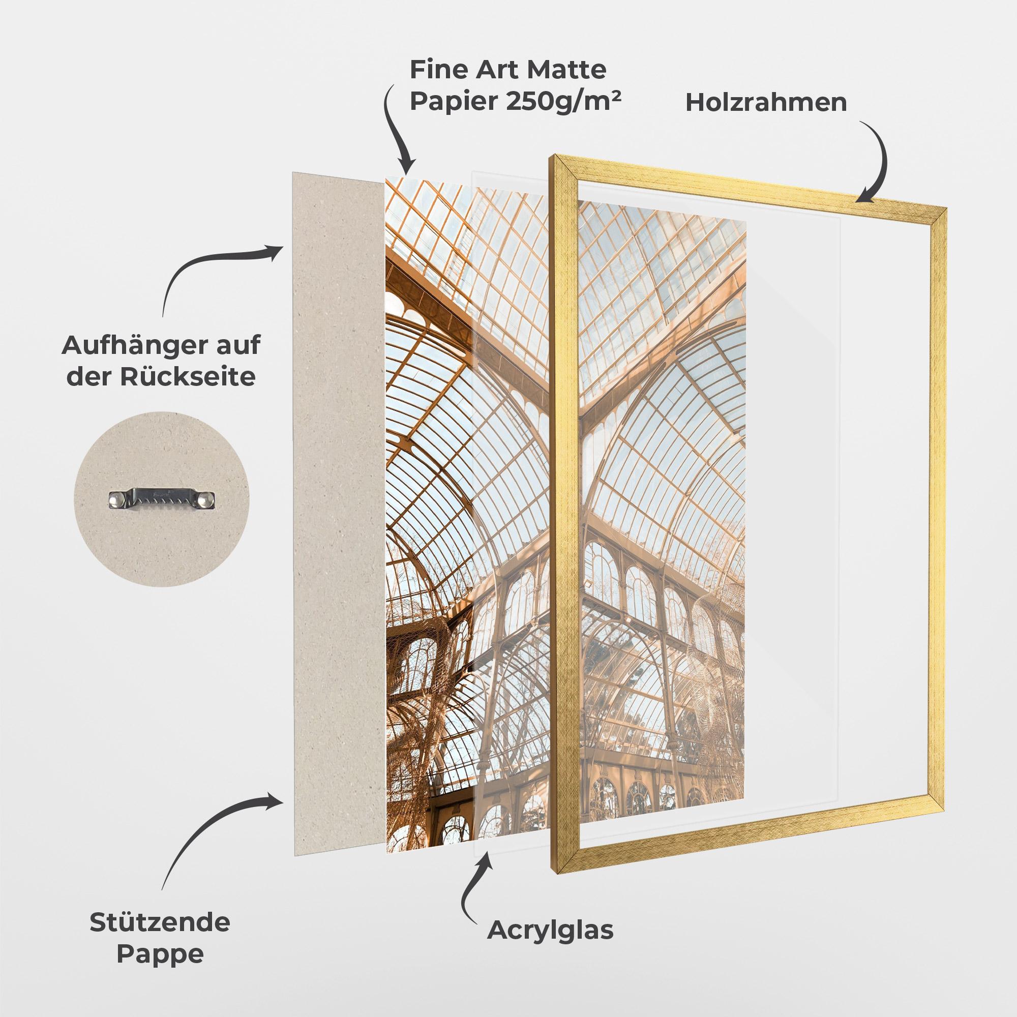 Gerahmte Poster Crystal Palace mockup 1