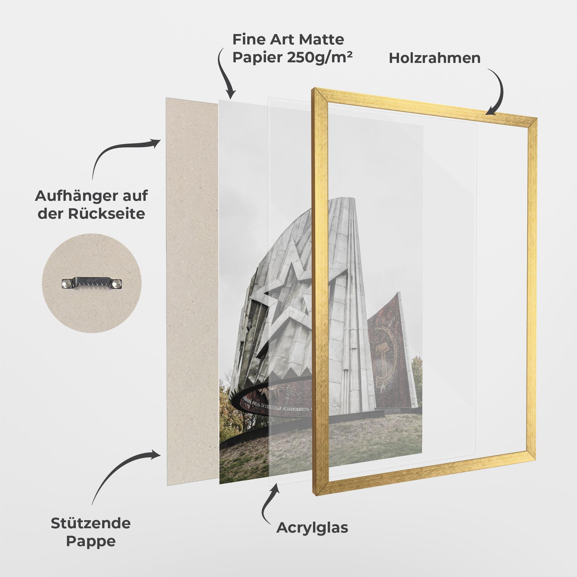 Gerahmte Poster Monument Of Glory mockup 1