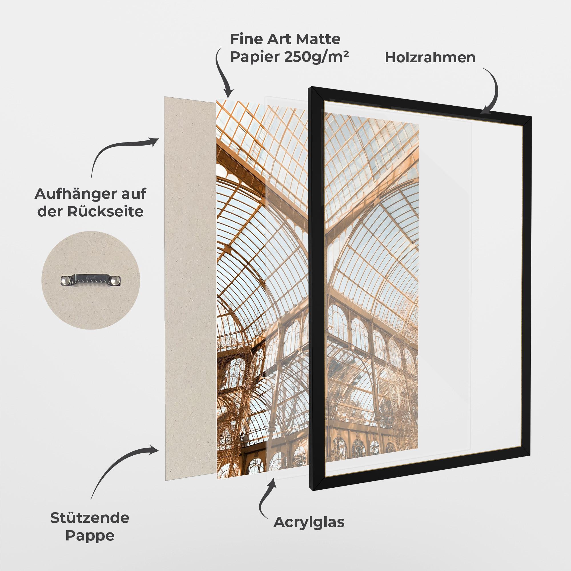 Gerahmte Poster Crystal Palace mockup 1