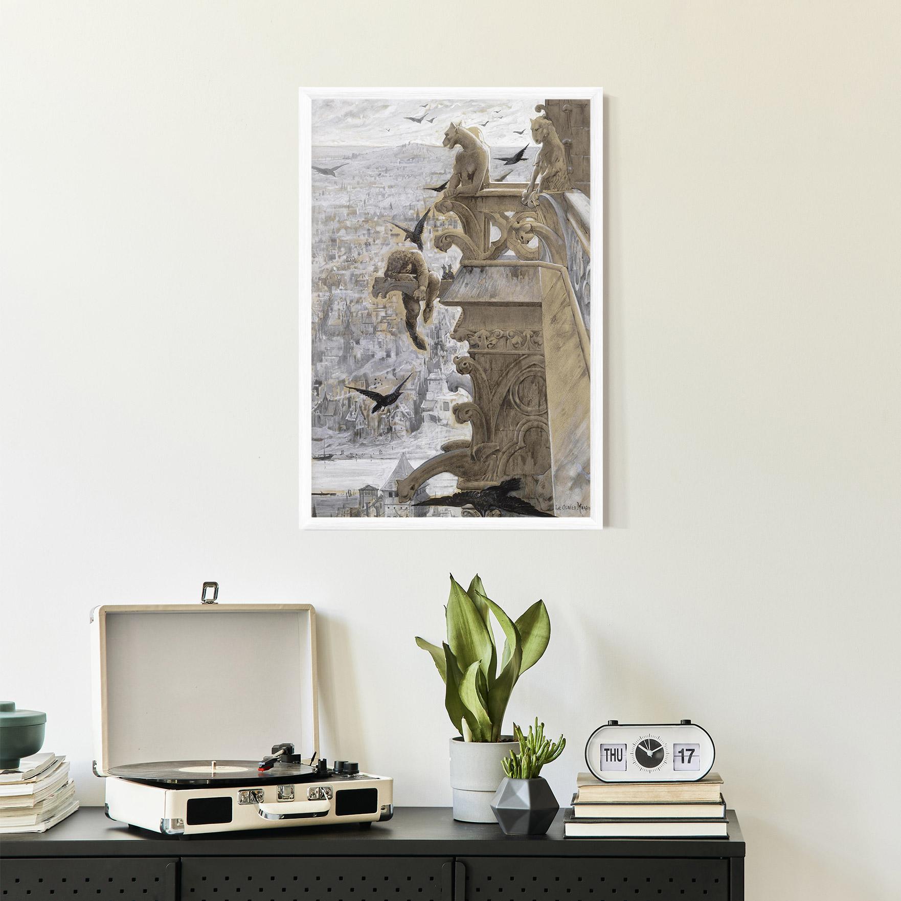 Gerahmte Poster Notre Dame mockup 2