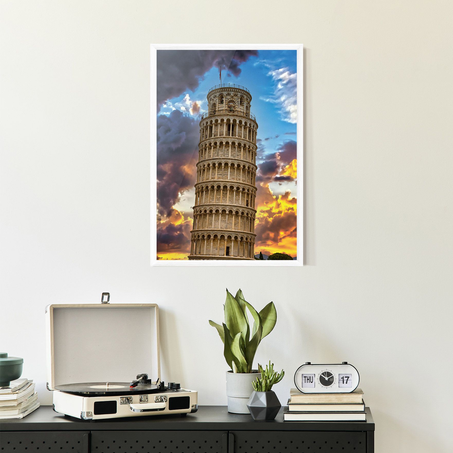 Tower Of Pisa Sunset mockup 2