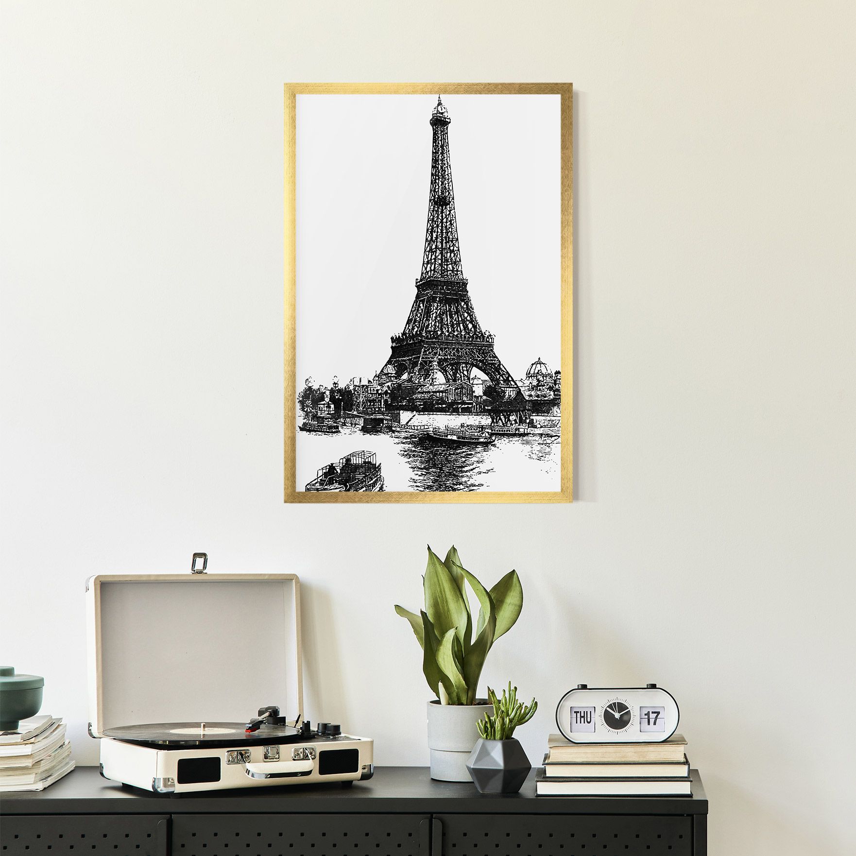 Eiffel Tower Drawing mockup 2