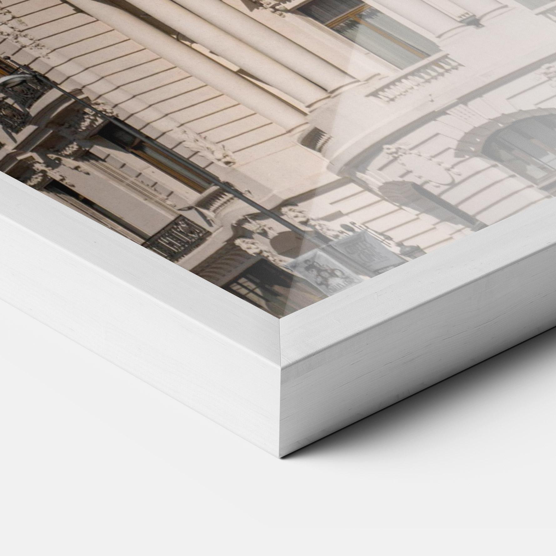 Gerahmte Poster Metropolis Building mockup 3