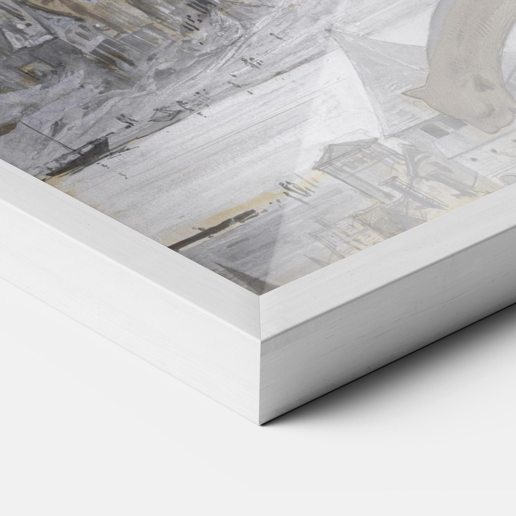 Gerahmte Poster Notre Dame mockup 3