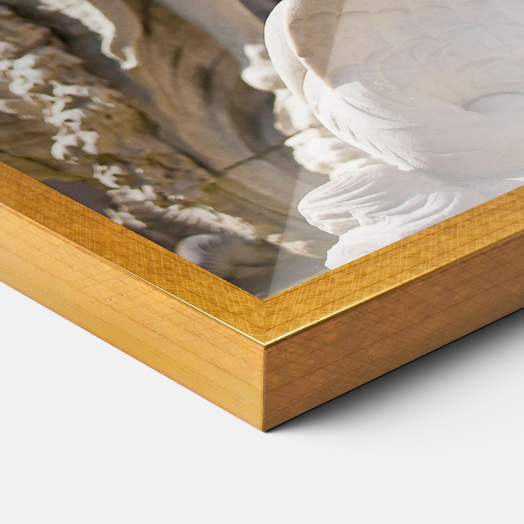 Gerahmte Poster Baroque Statue Italy mockup 3