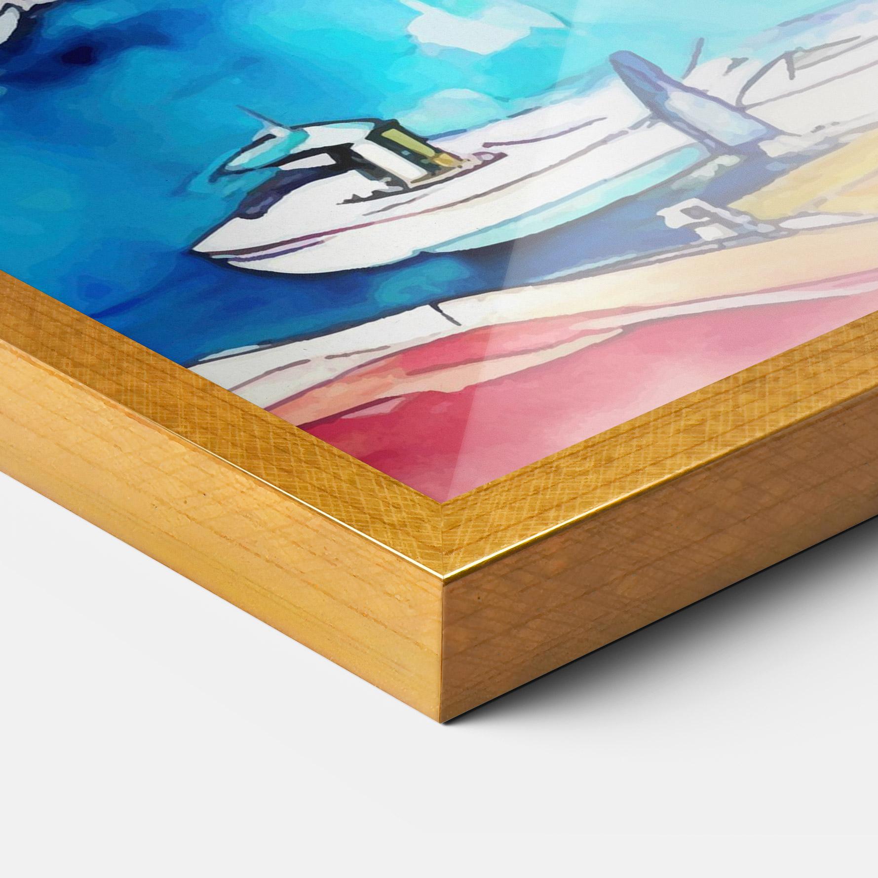 Gerahmte Poster French City mockup 3