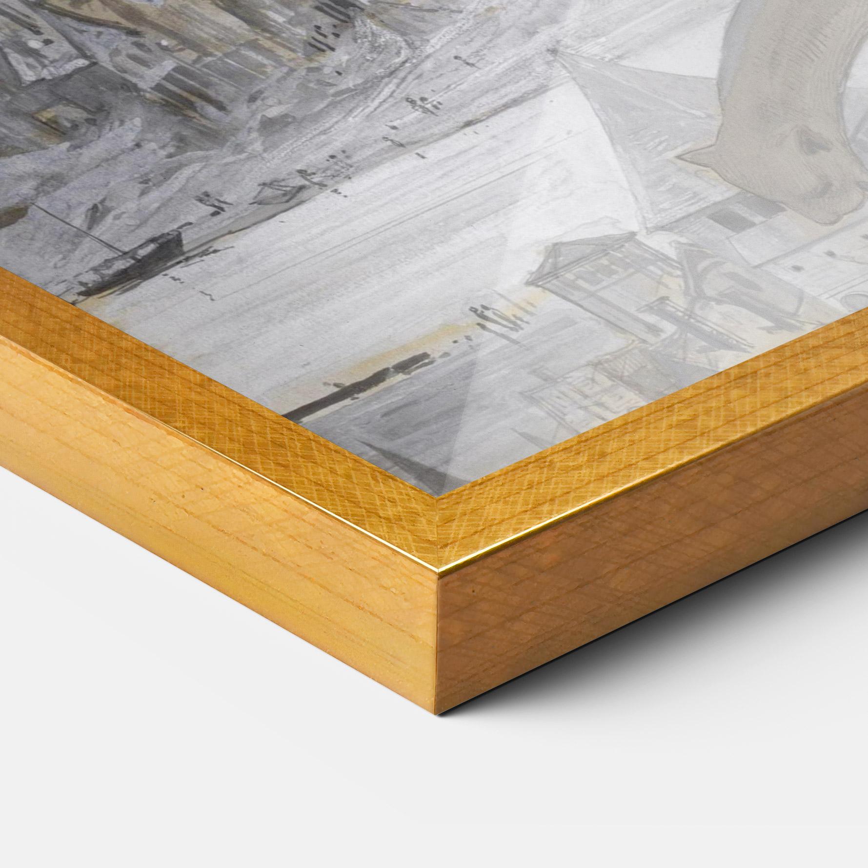 Gerahmte Poster Notre Dame mockup 3