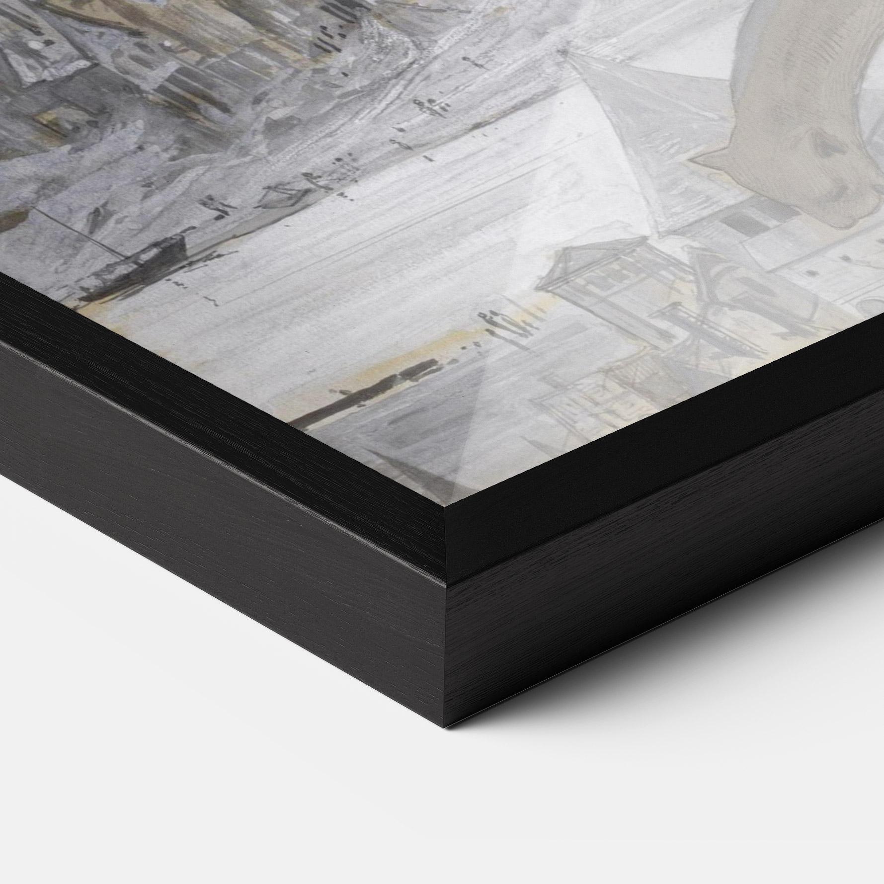 Gerahmte Poster Notre Dame mockup 3