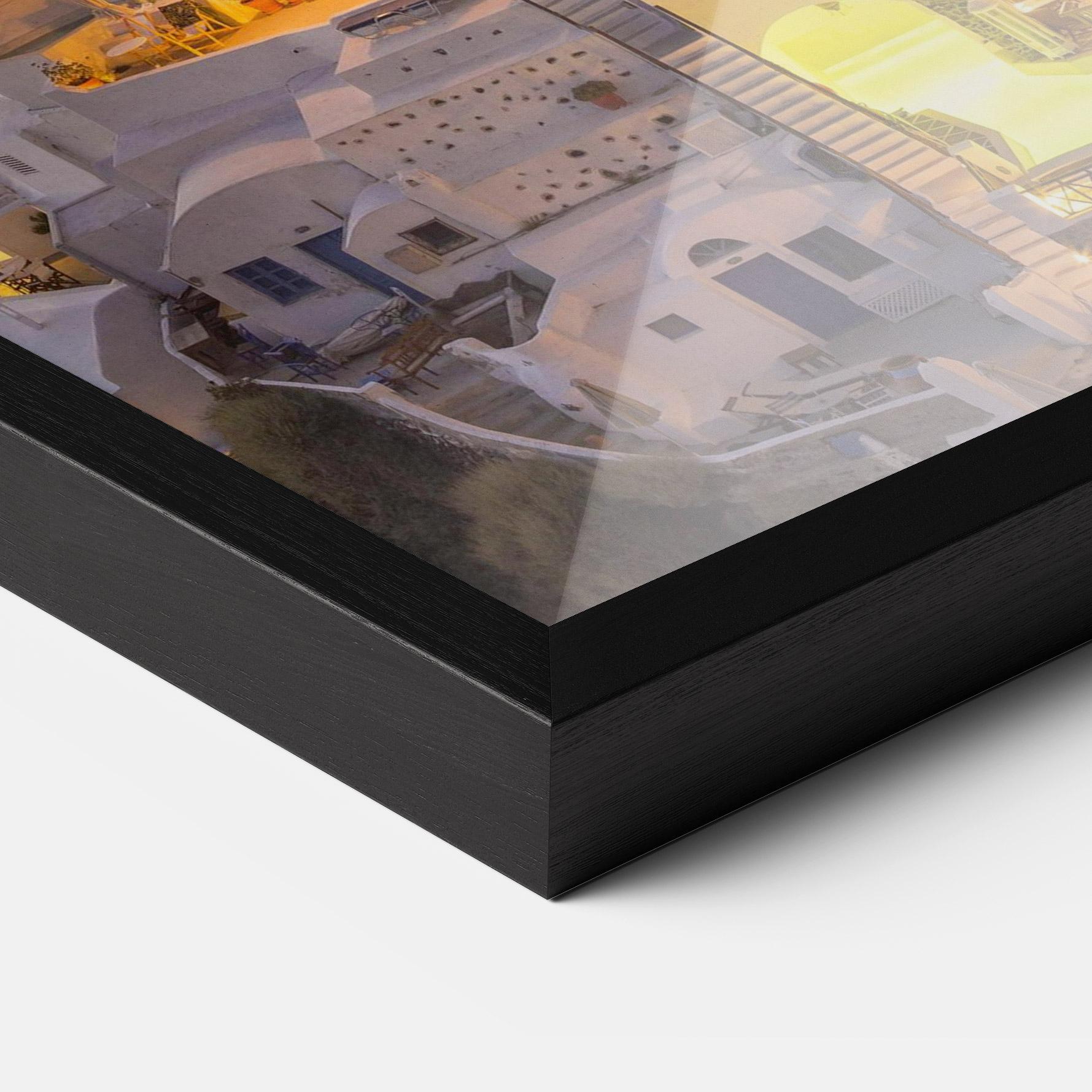 Gerahmte Poster Santorini Greece mockup 3