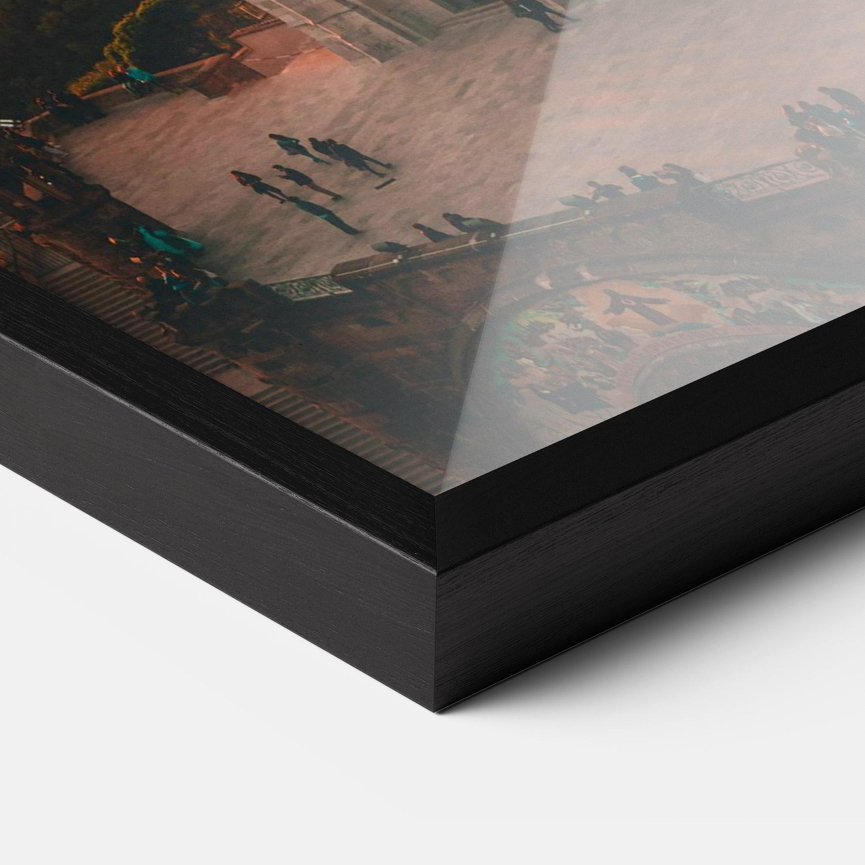 Gerahmte Poster Tibidabo Barcelona mockup 3