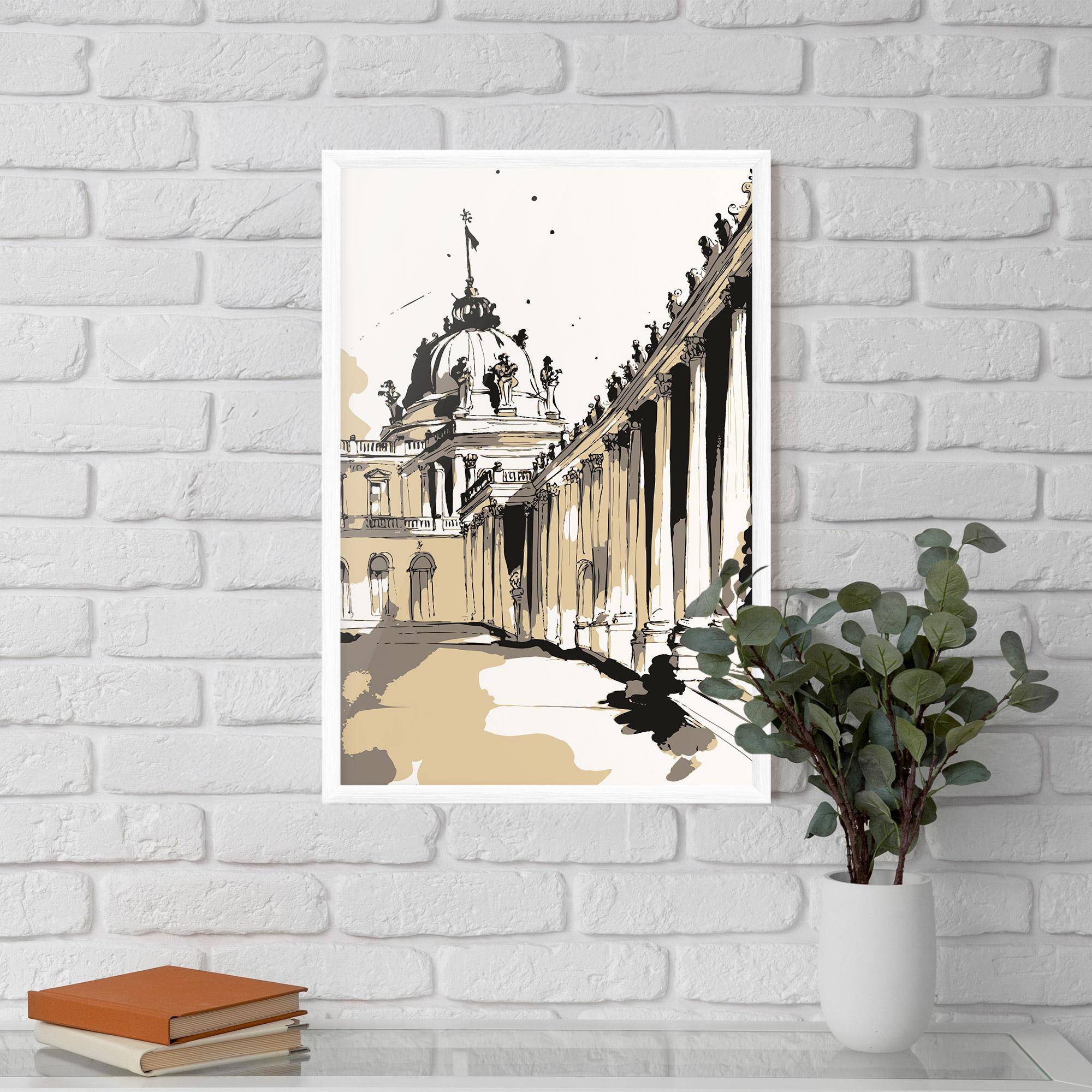 Gerahmte Poster Art Palace Of Versailles mockup 5