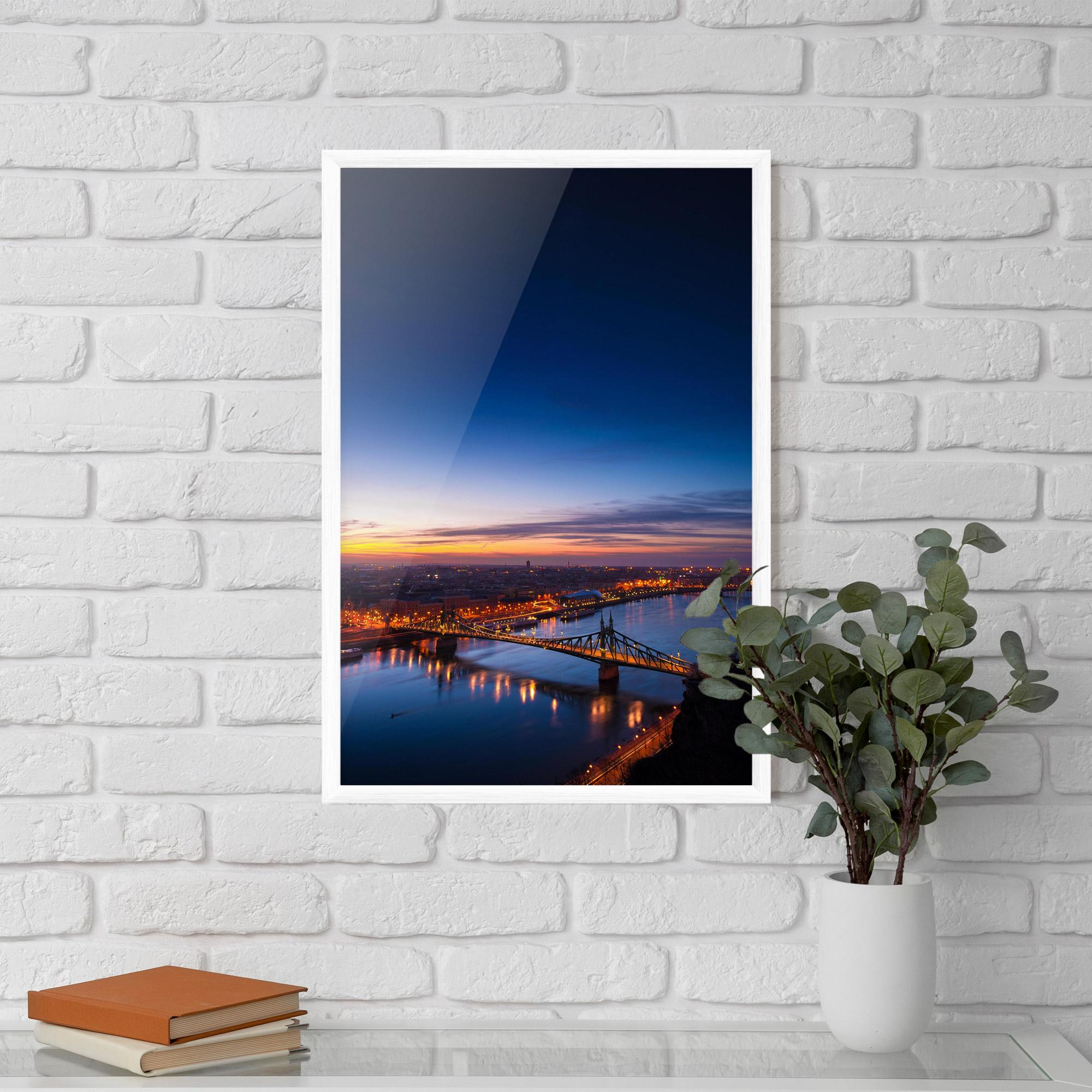 Gerahmte Poster Budapest Sunset mockup 5