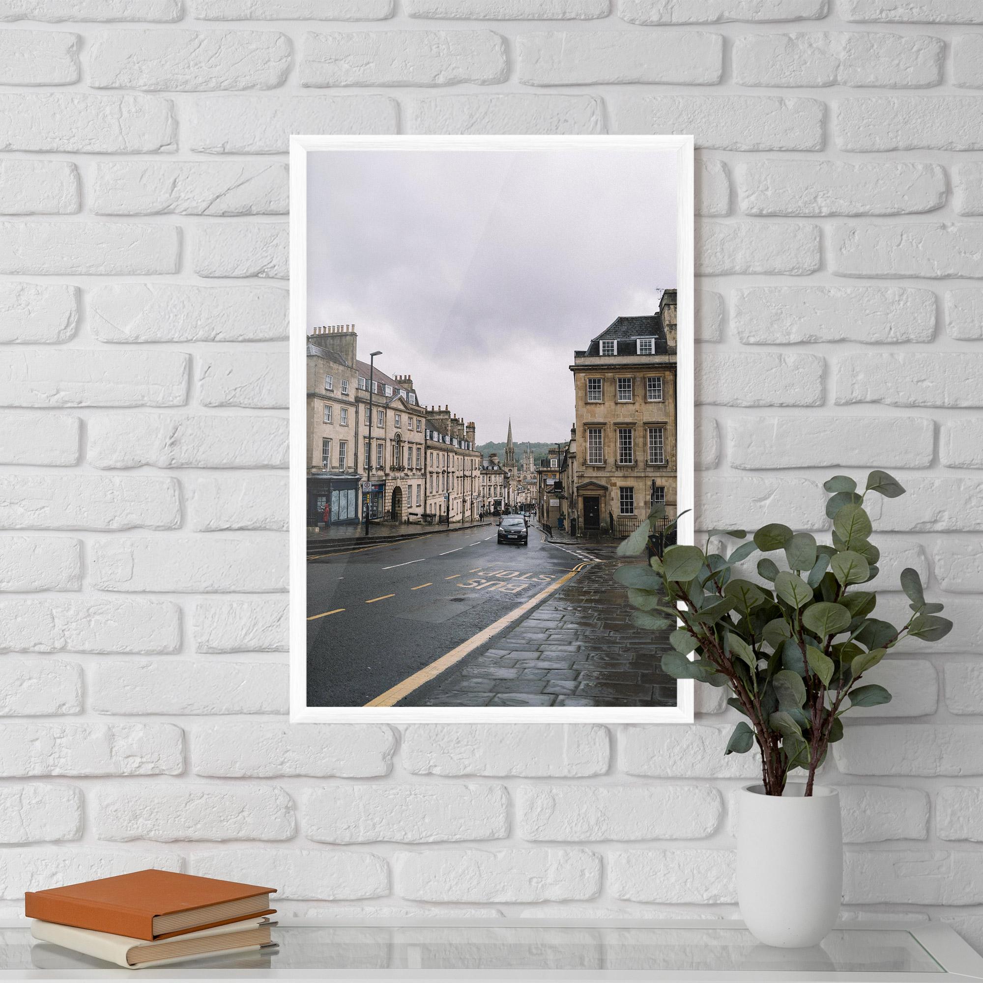 Gerahmte Poster England Street mockup 5