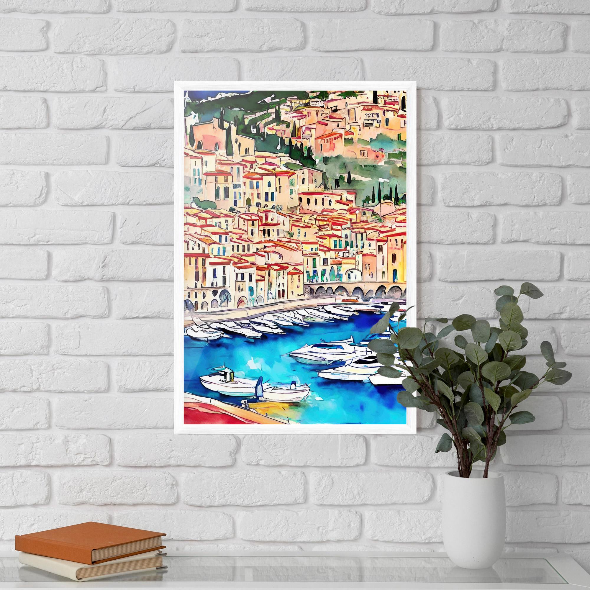 Gerahmte Poster French City mockup 5