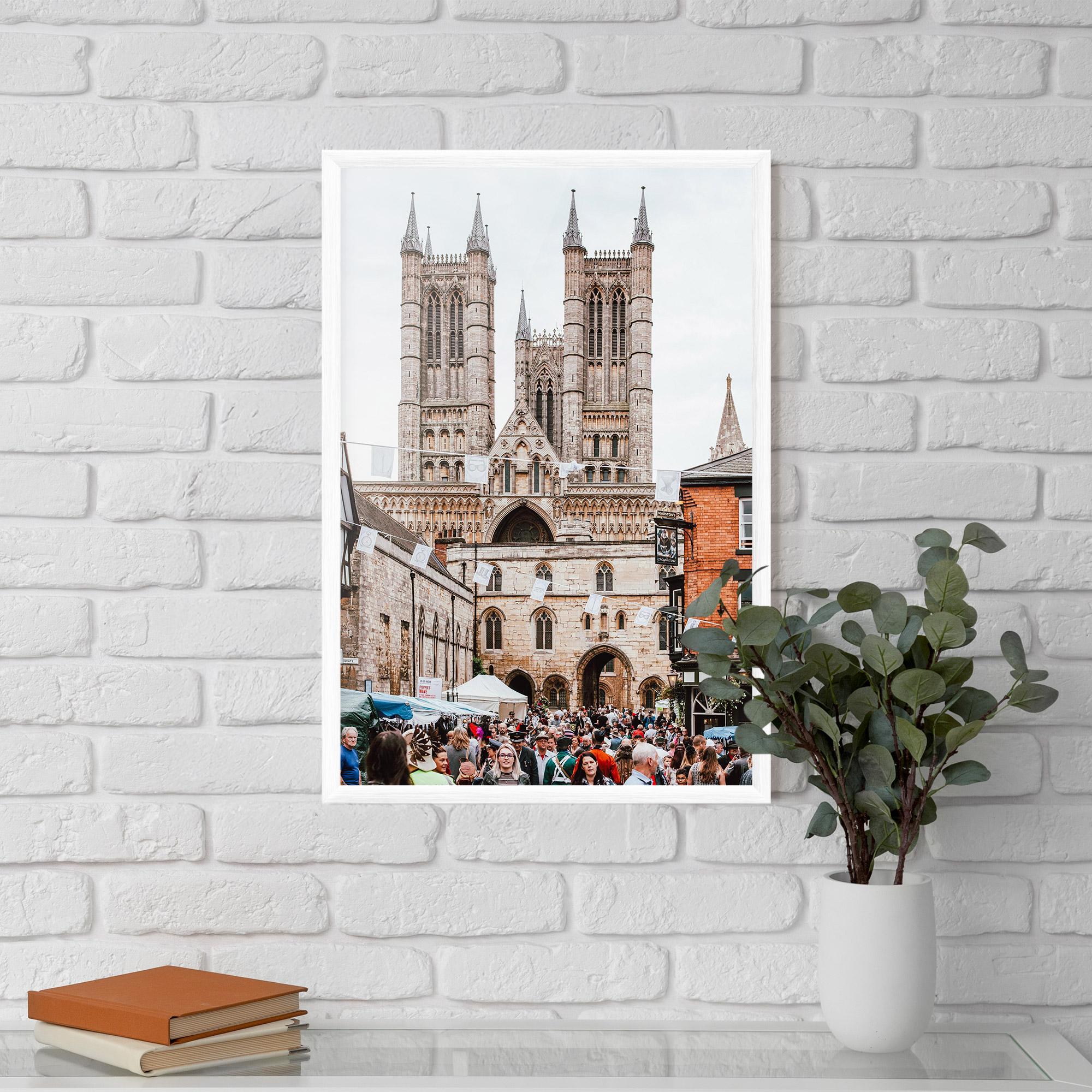 Gerahmte Poster Lincoln Cathedral mockup 5