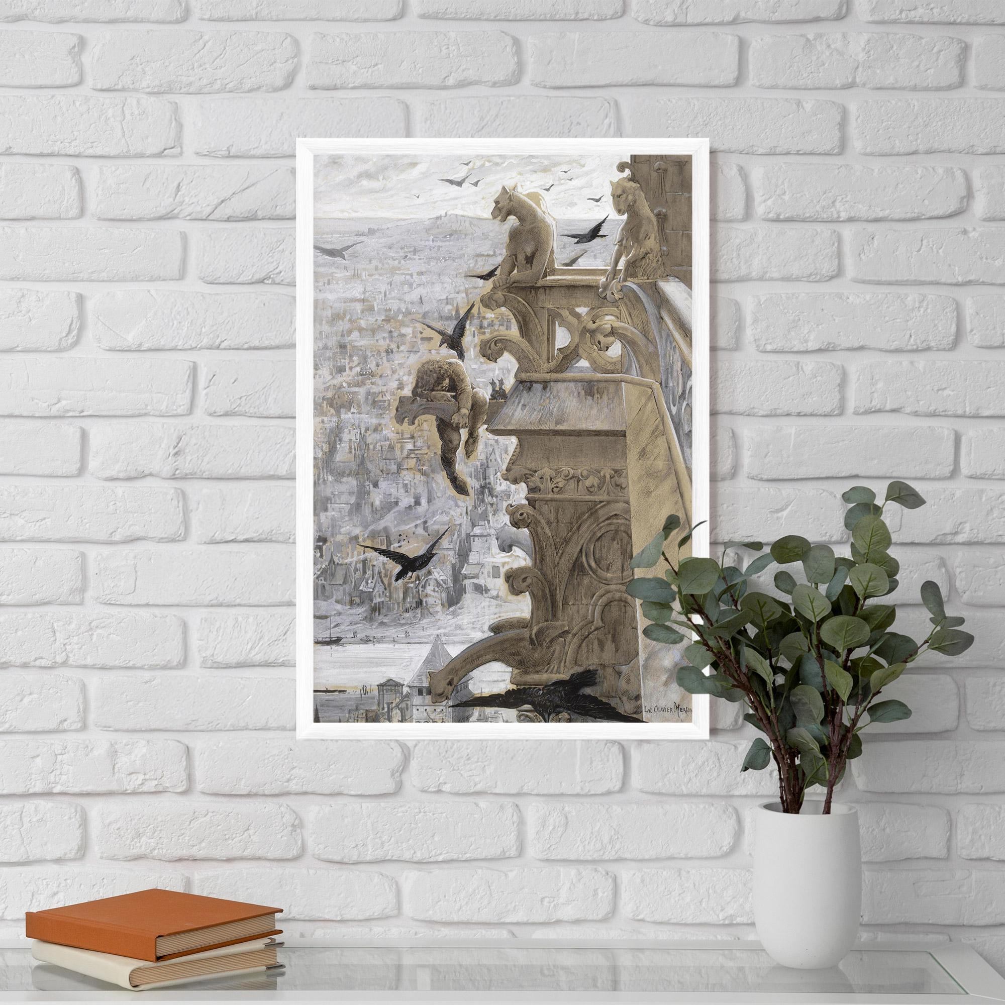 Gerahmte Poster Notre Dame mockup 5