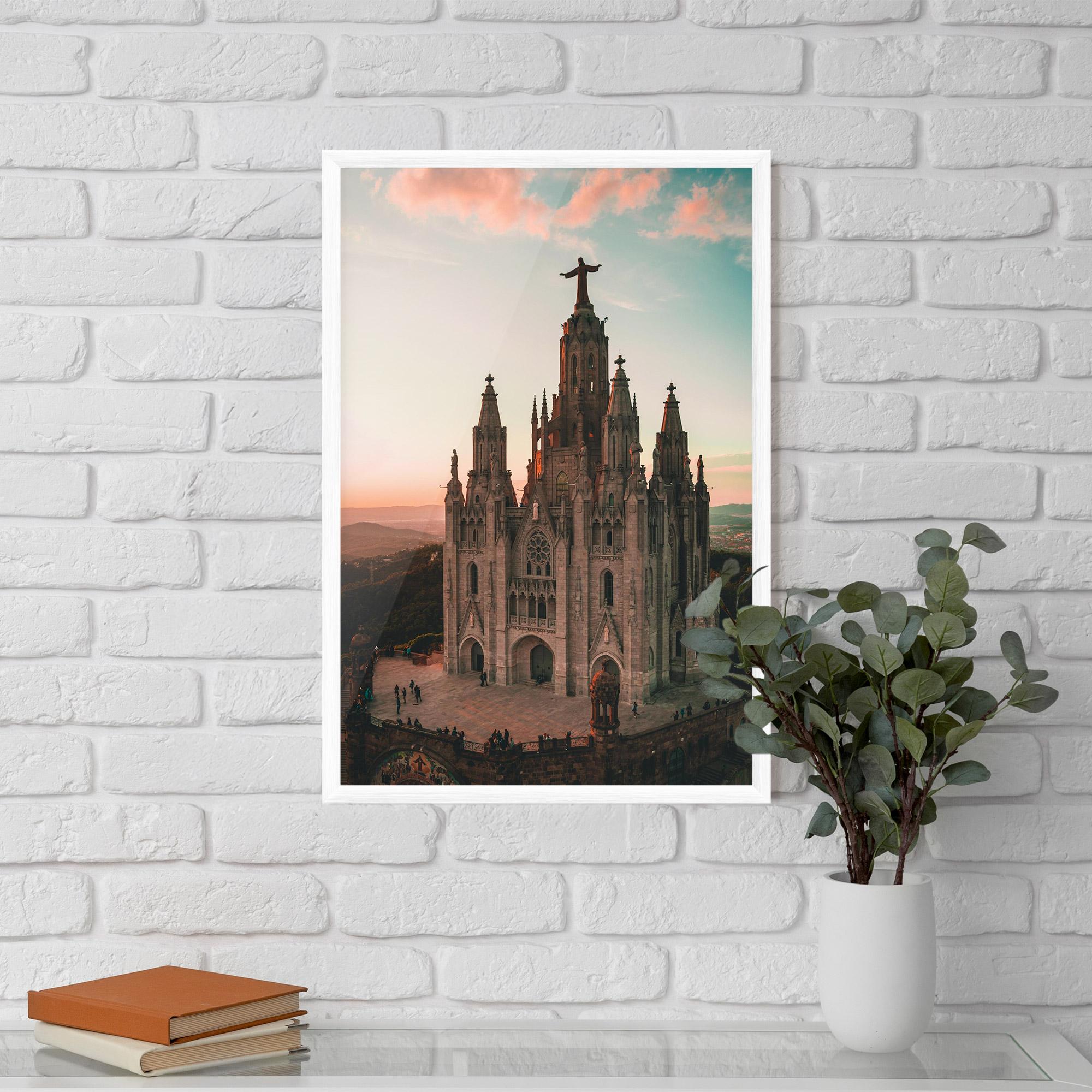 Gerahmte Poster Tibidabo Barcelona mockup 5