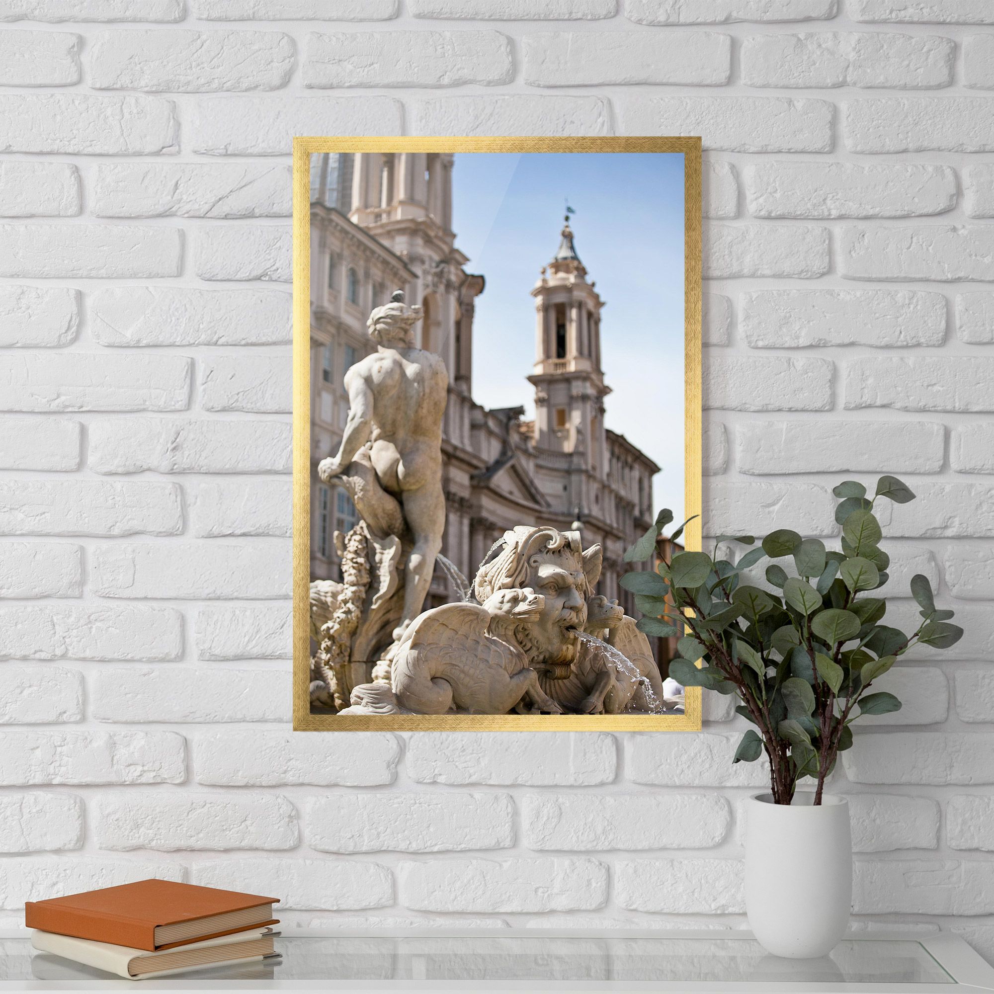 Baroque Statue Italy mockup 5