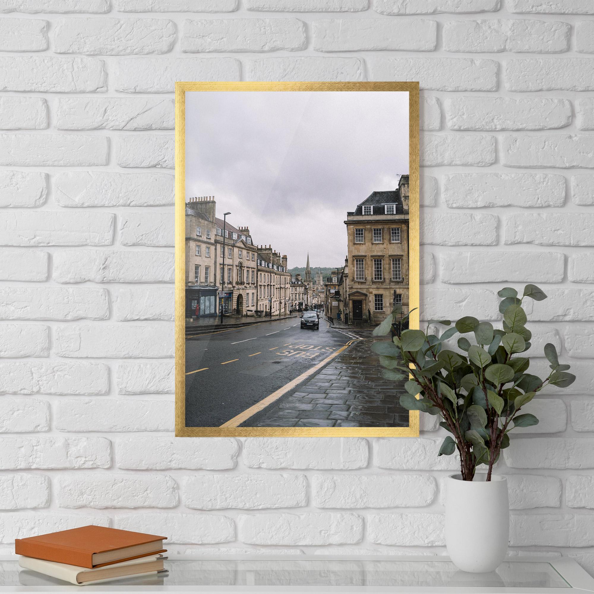 Gerahmte Poster England Street mockup 5