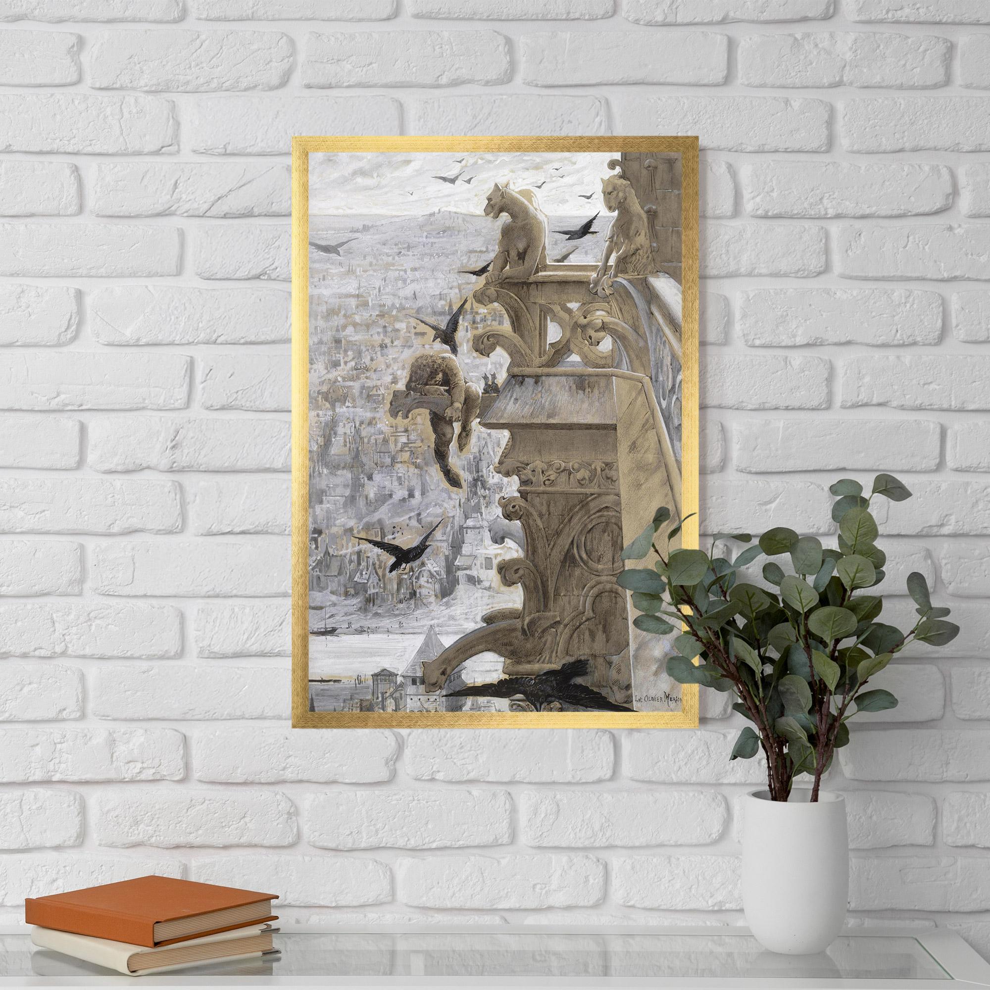 Gerahmte Poster Notre Dame mockup 5