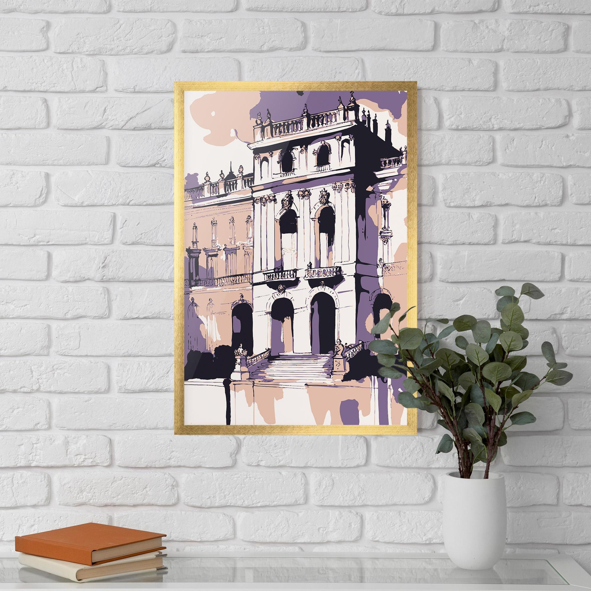 Gerahmte Poster Palace Of Versailles Art mockup 5