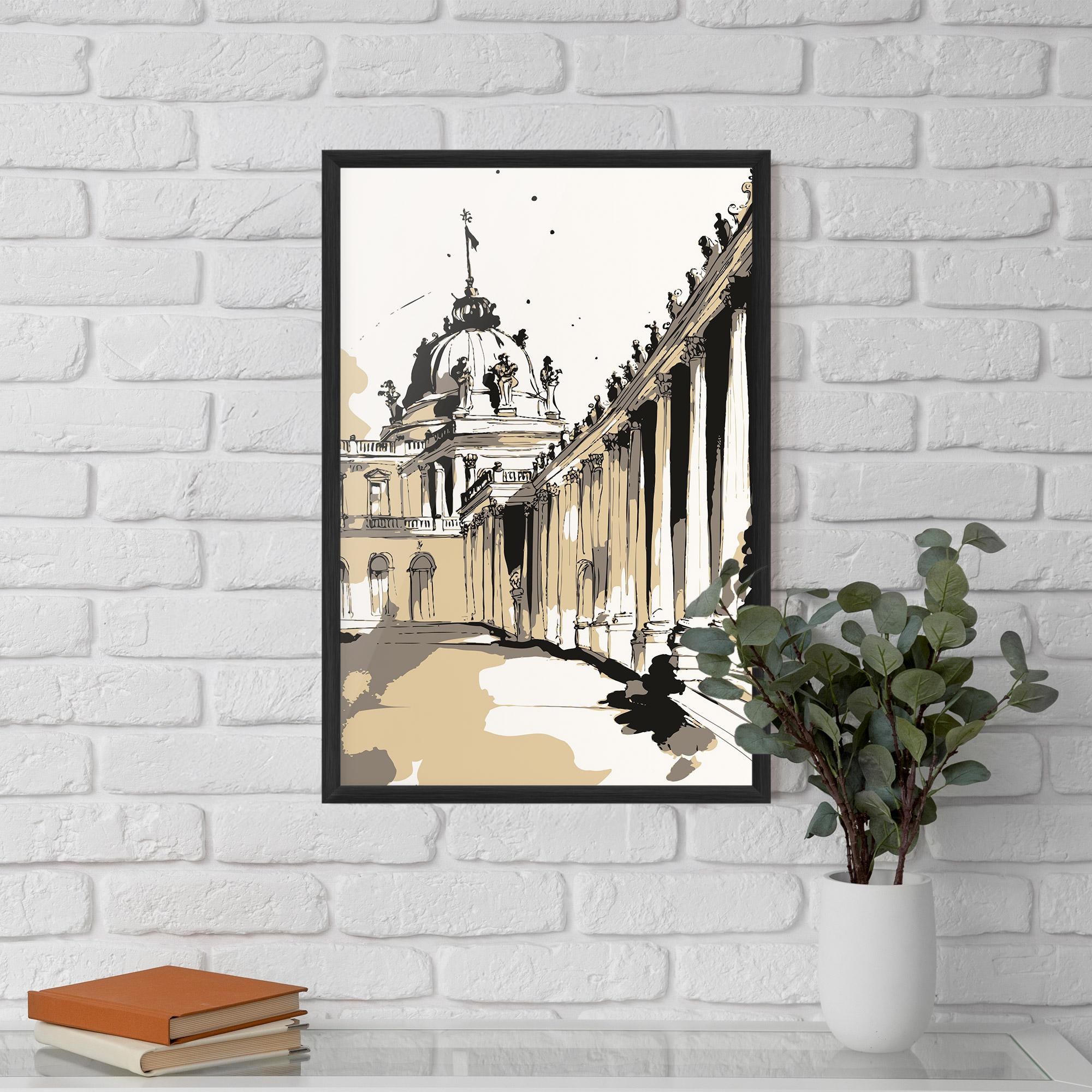 Gerahmte Poster Art Palace Of Versailles mockup 5