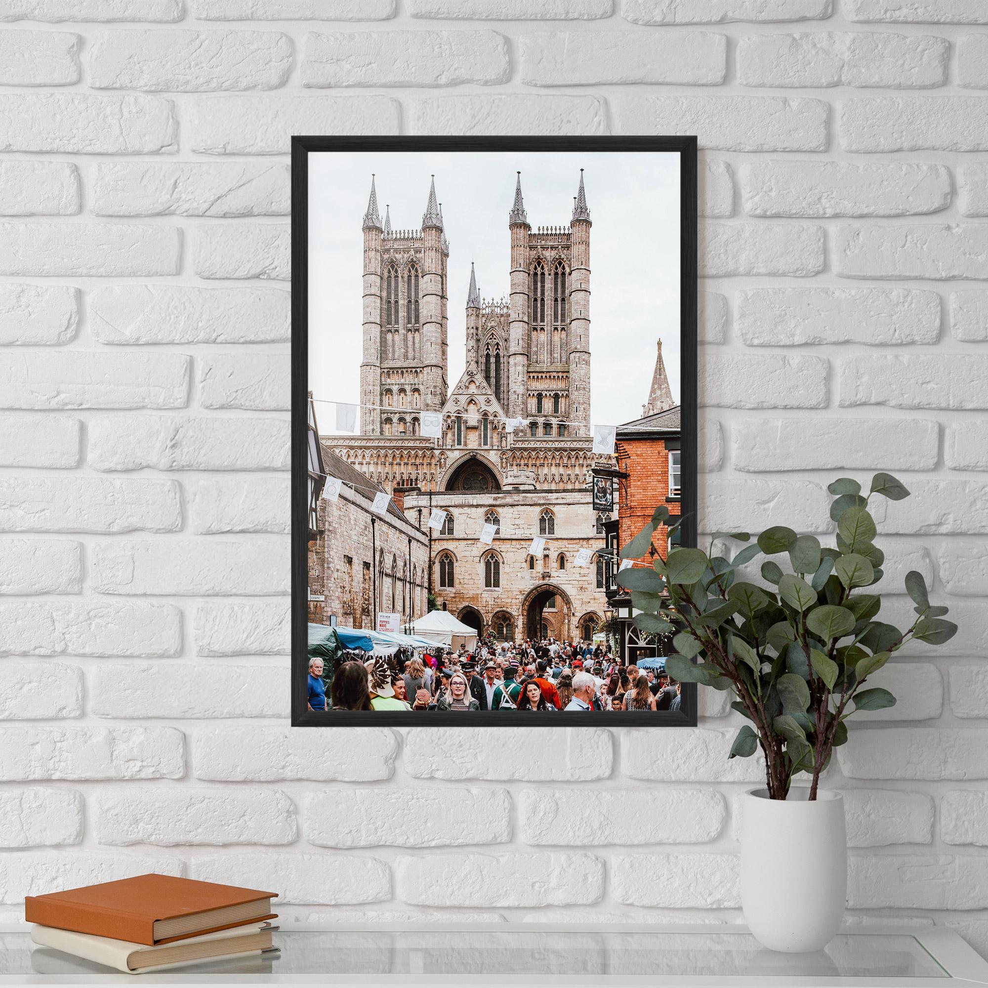 Gerahmte Poster Lincoln Cathedral mockup 5