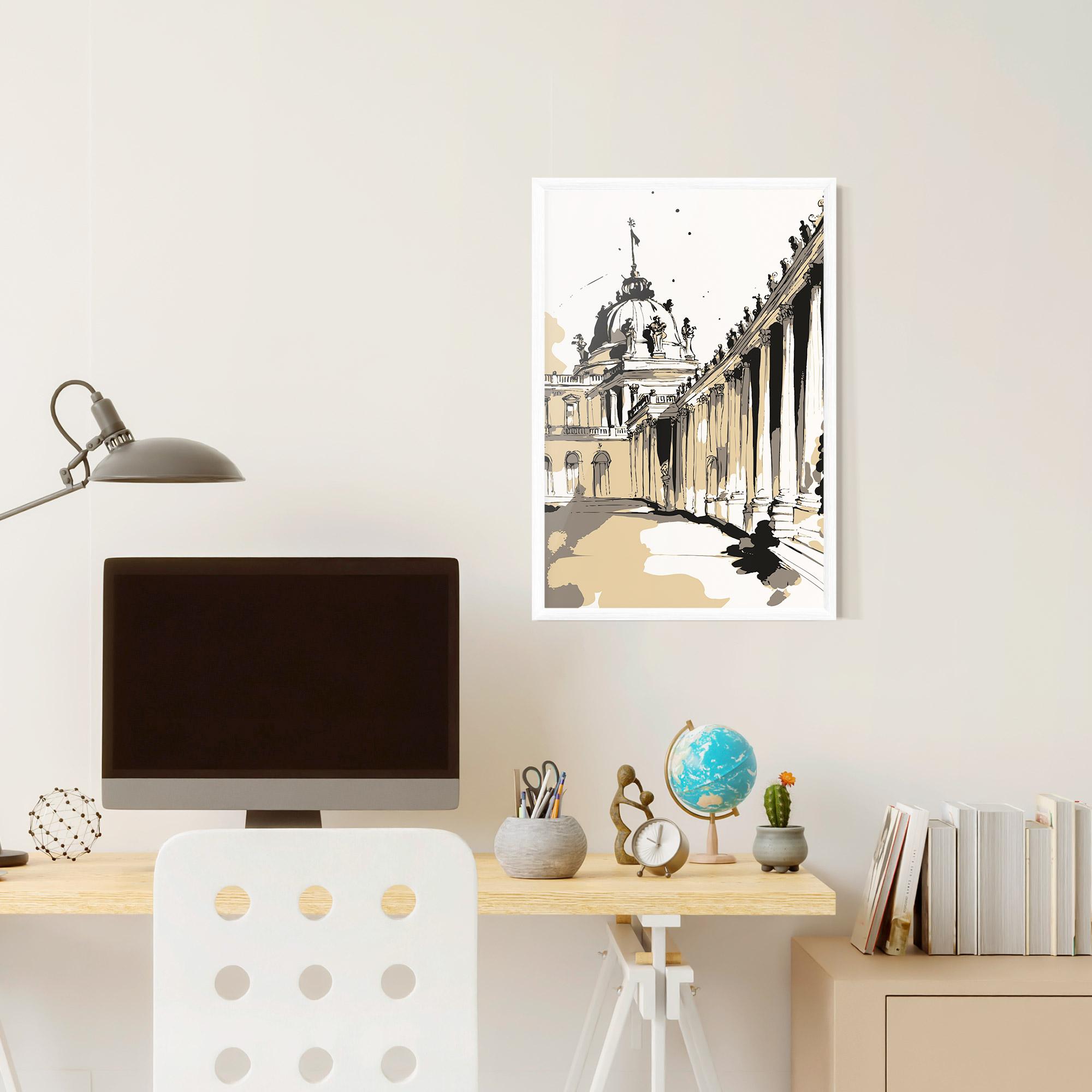 Gerahmte Poster Art Palace Of Versailles mockup 6