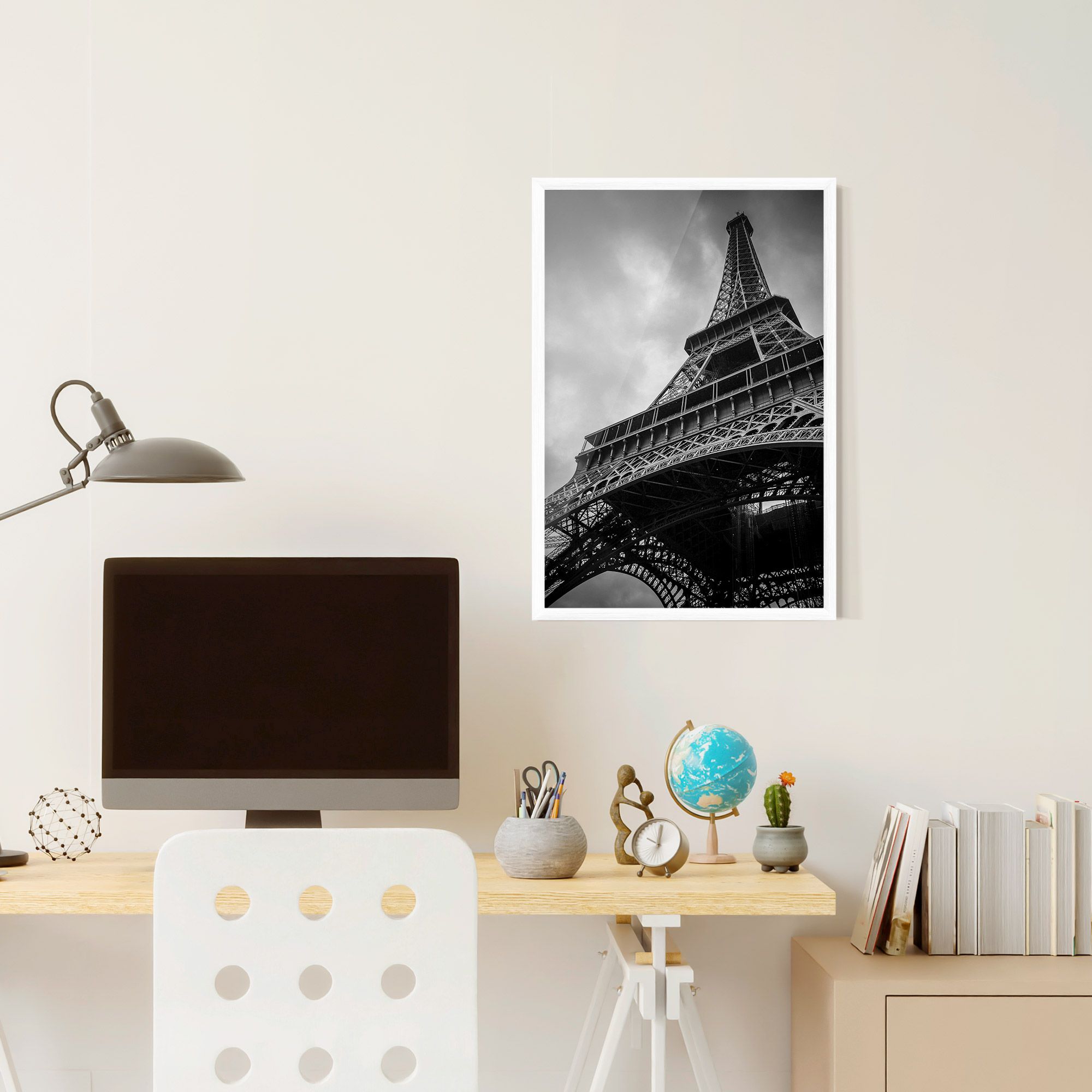 Eiffel Grey Tower mockup 6