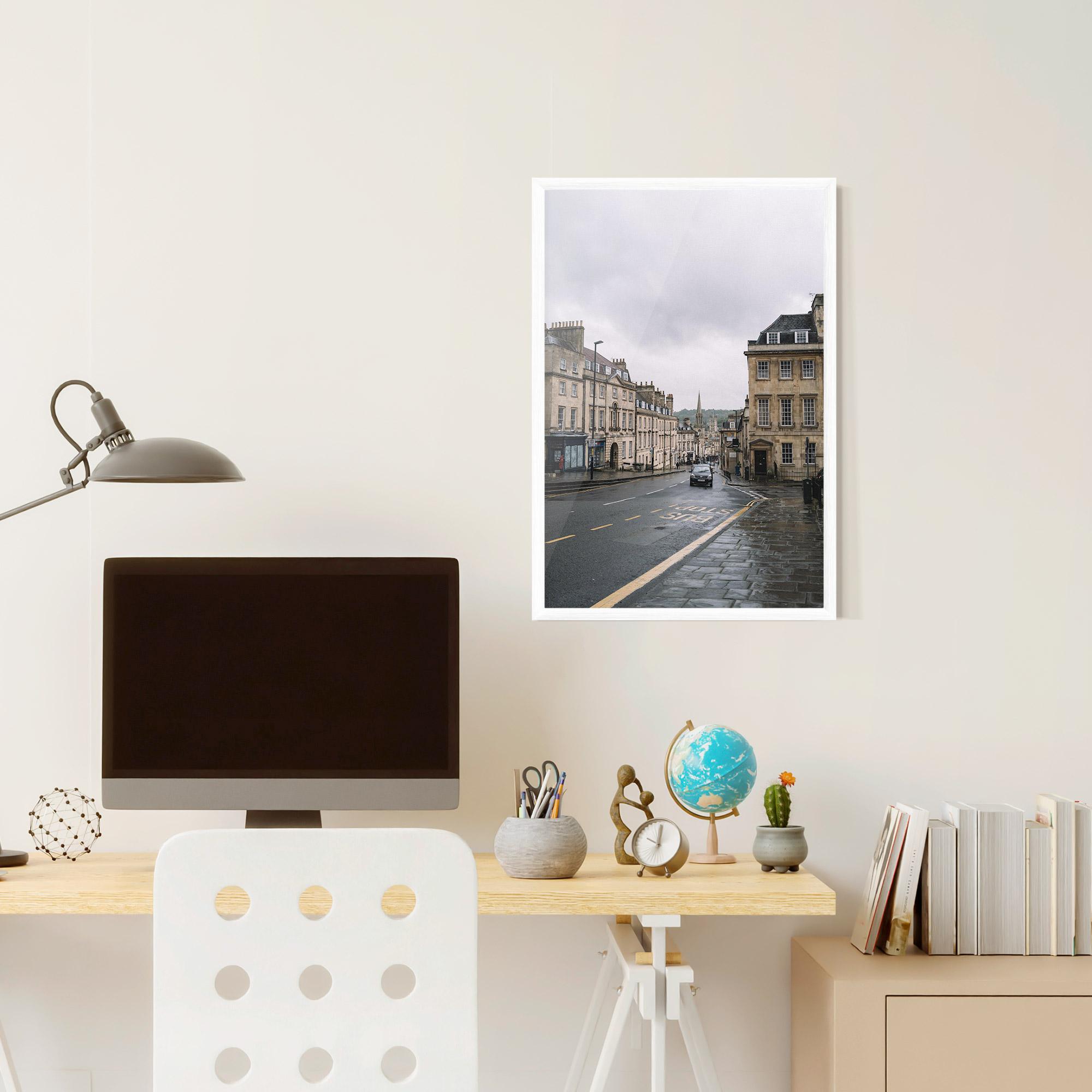 Gerahmte Poster England Street mockup 6