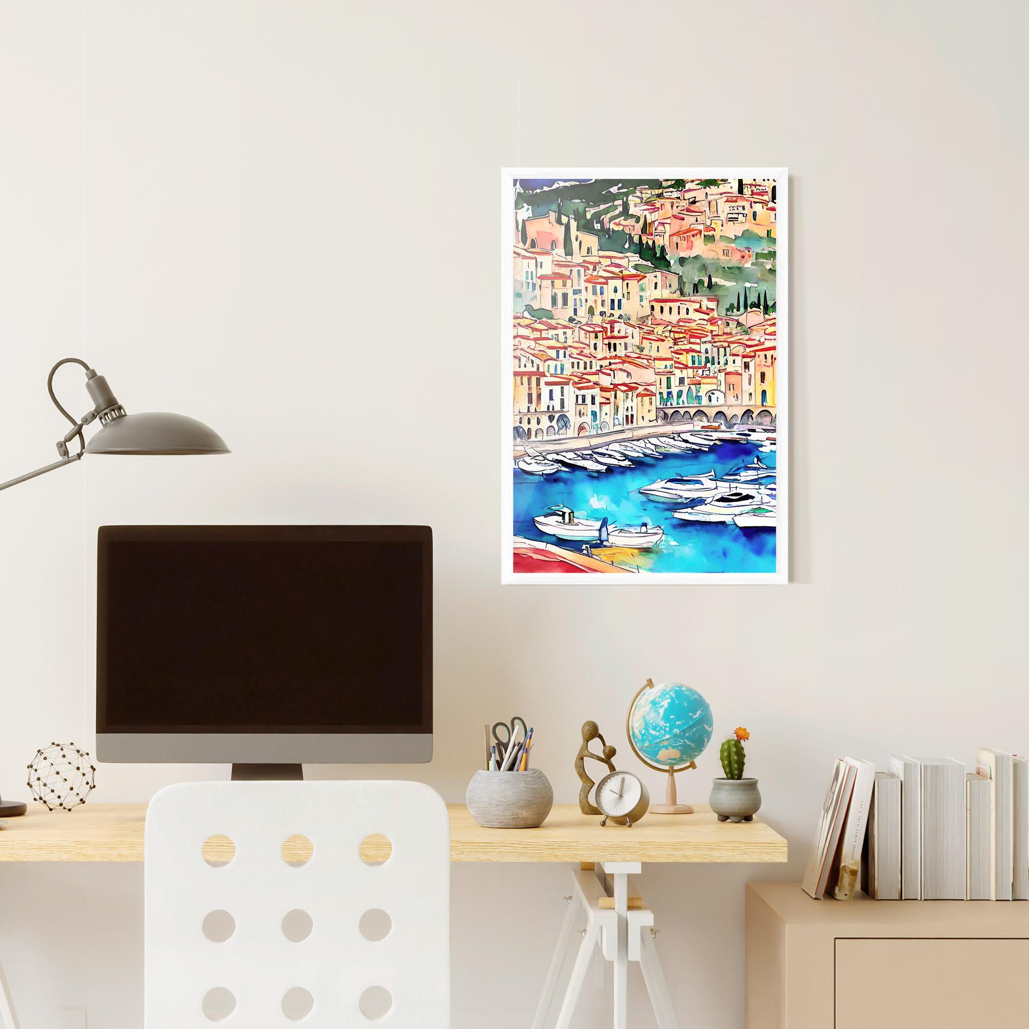 Gerahmte Poster French City mockup 6