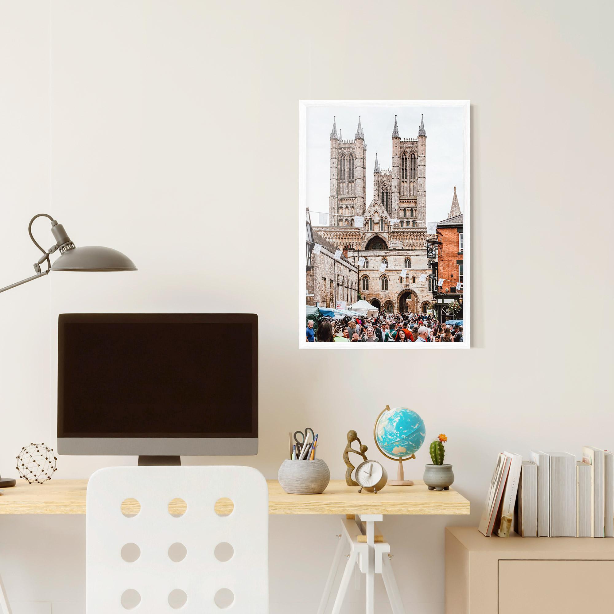 Gerahmte Poster Lincoln Cathedral mockup 6