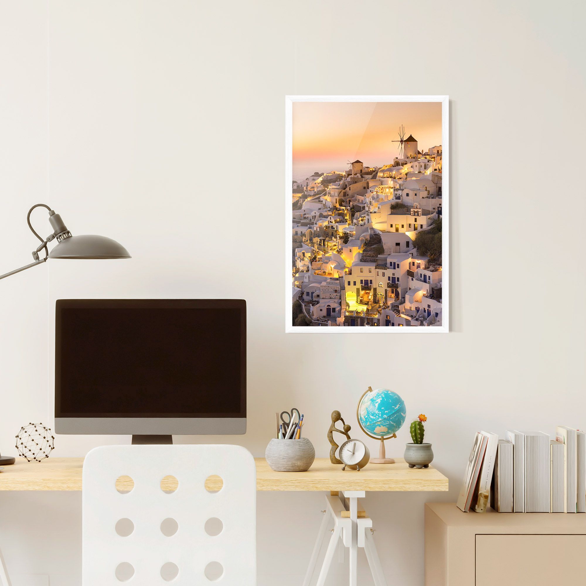 Santorini Greece mockup 6