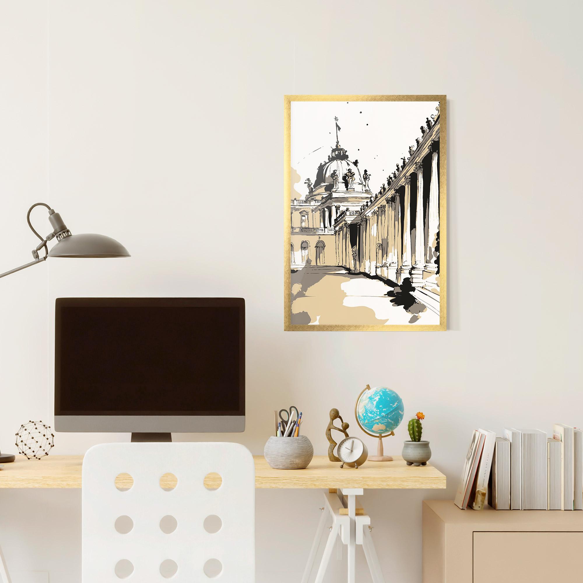 Gerahmte Poster Art Palace Of Versailles mockup 6