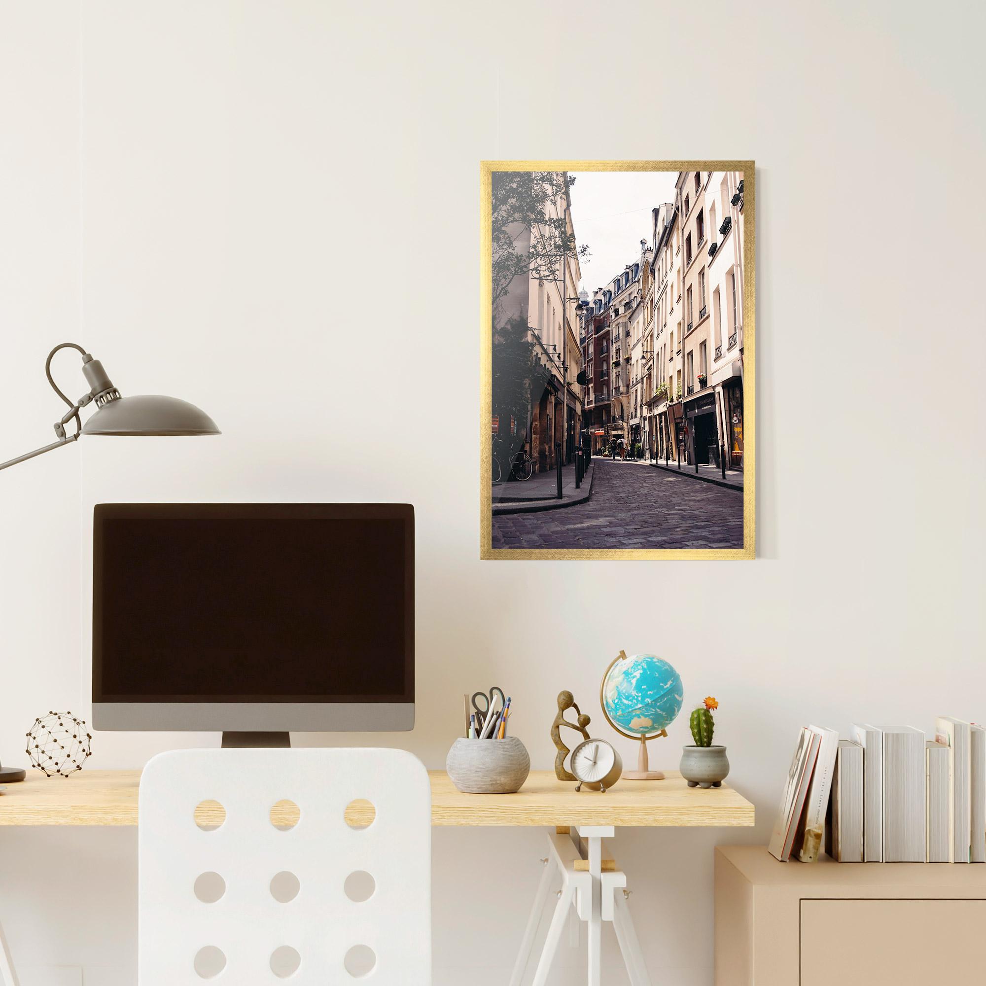 Gerahmte Poster Paris Street mockup 6